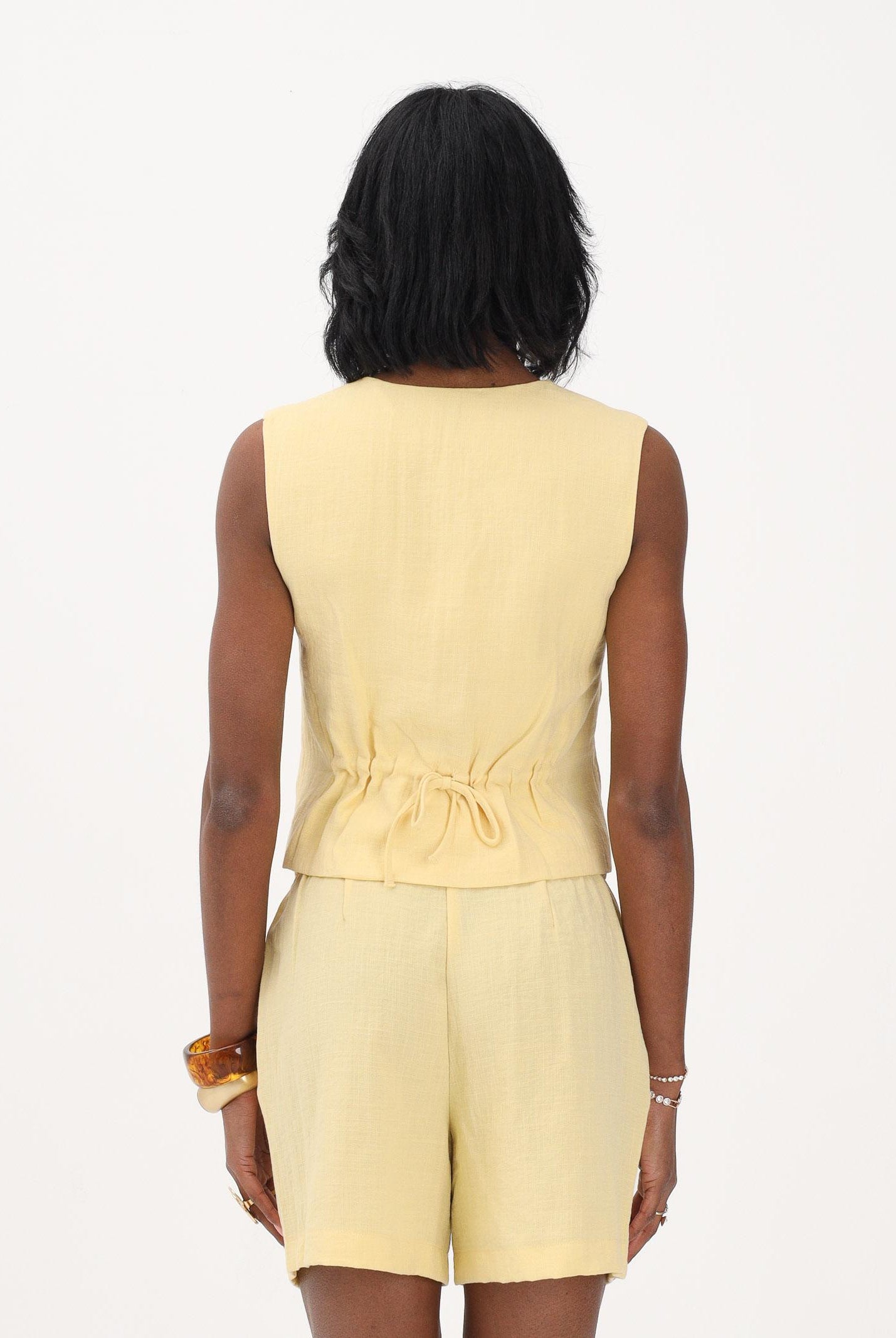 ONLY Gilet giallo da donna 15370277 SU ONLY