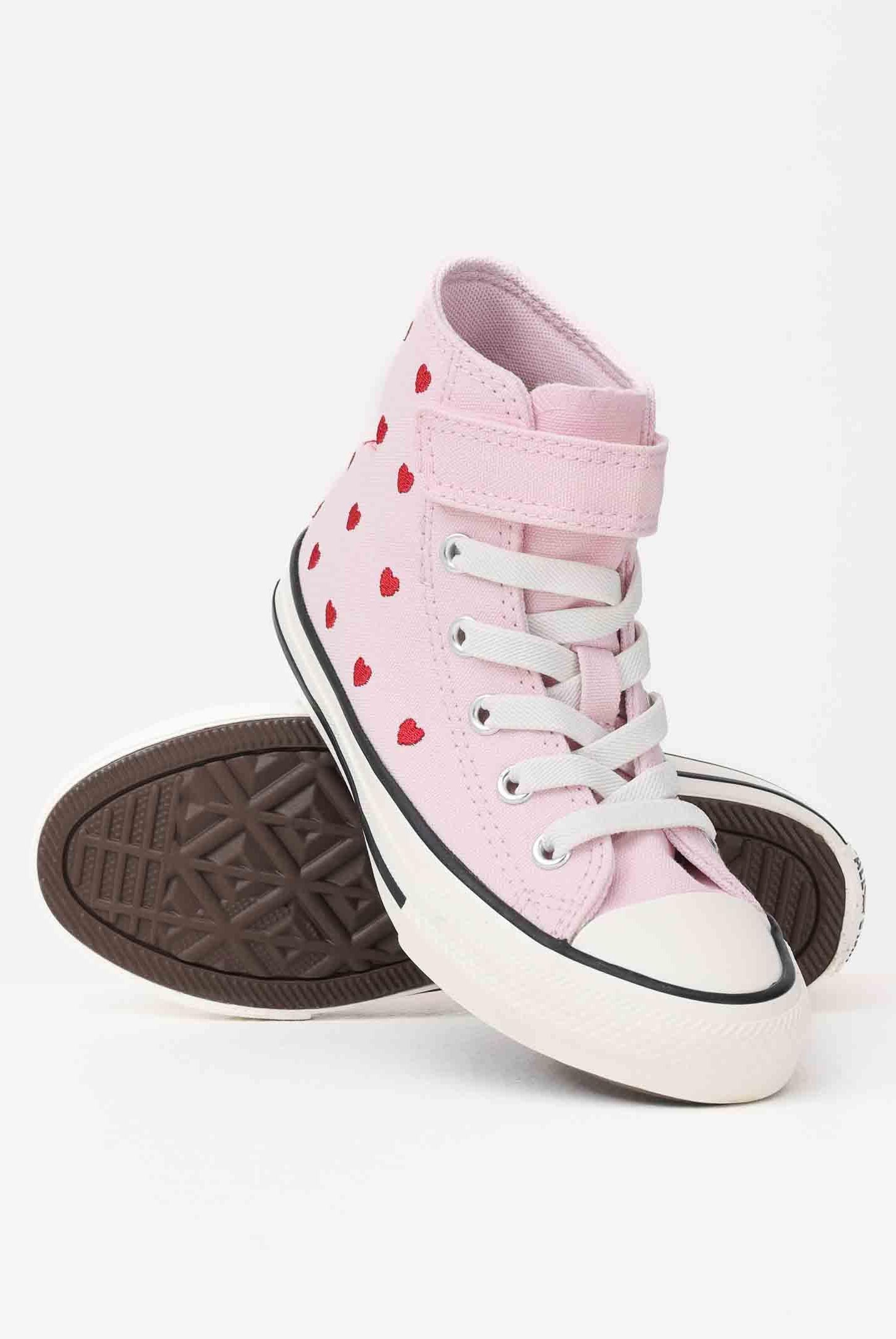 CONVERSE Sneakers Chuck Taylor All Star Easy-On Valentine's Day rosa da bambina A19066C . CONVERSE