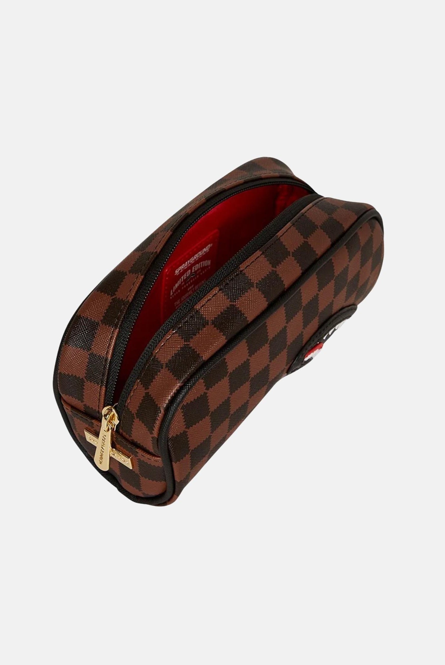 SPRAYGROUND Astuccio Sawtooth Sharks In Paris marrone per uomo e donna 910B7845NSZ SPRAYGROUND