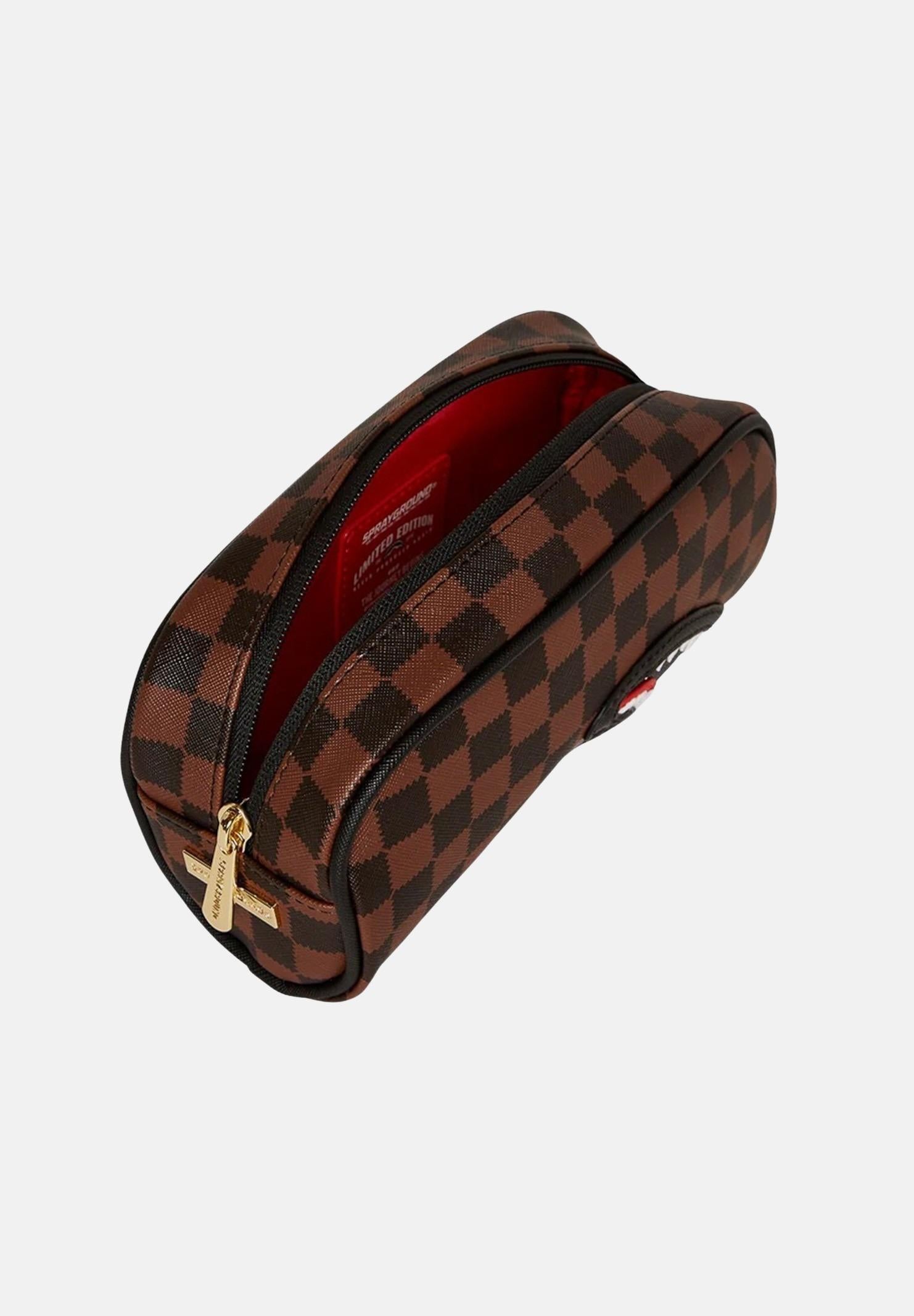 SPRAYGROUND Astuccio Sawtooth Sharks In Paris marrone per uomo e donna 910B7845NSZ SPRAYGROUND