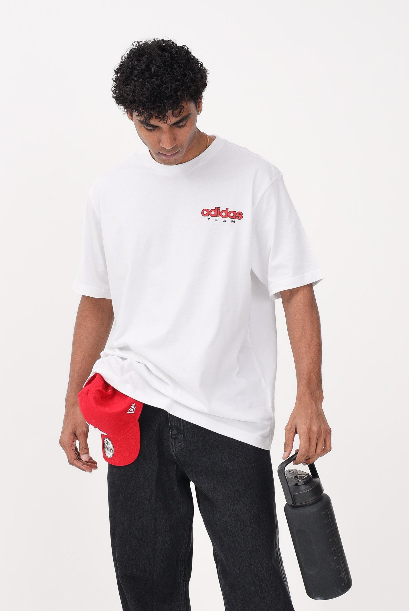 ADIDAS ORIGINALS T-shirt a manica corta GFX bianca da uomo KE0160 . ADIDAS ORIGINALS