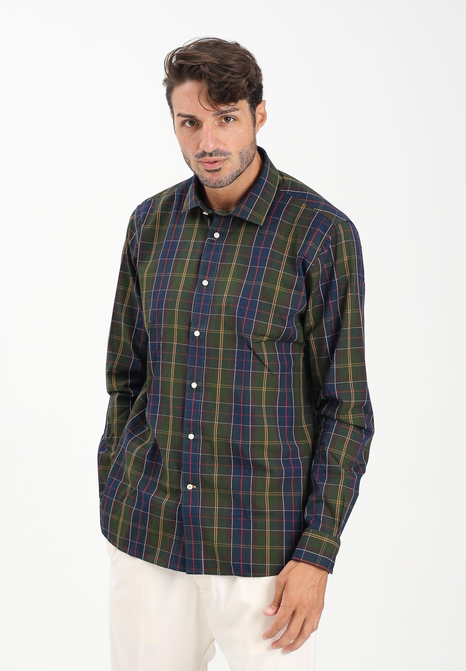 BARBOUR Camicia a manica lunga Kenton tartan da uomo 252MMSH5689 TN11 BARBOUR