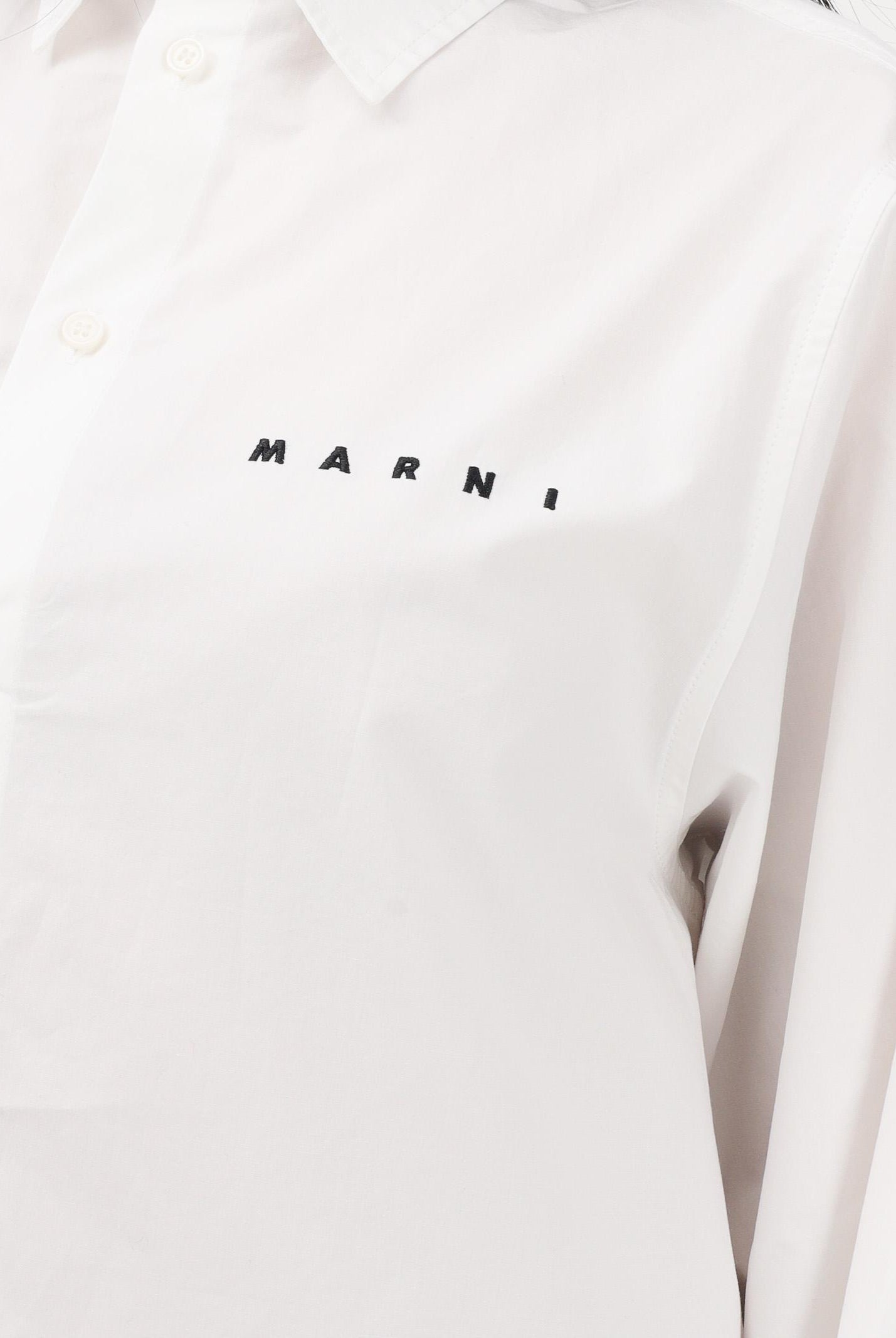 MARNI Camicia a manica lunga bianca per donna, ragazzi e bambini con logo M01628M00UW 0M114 MARNI