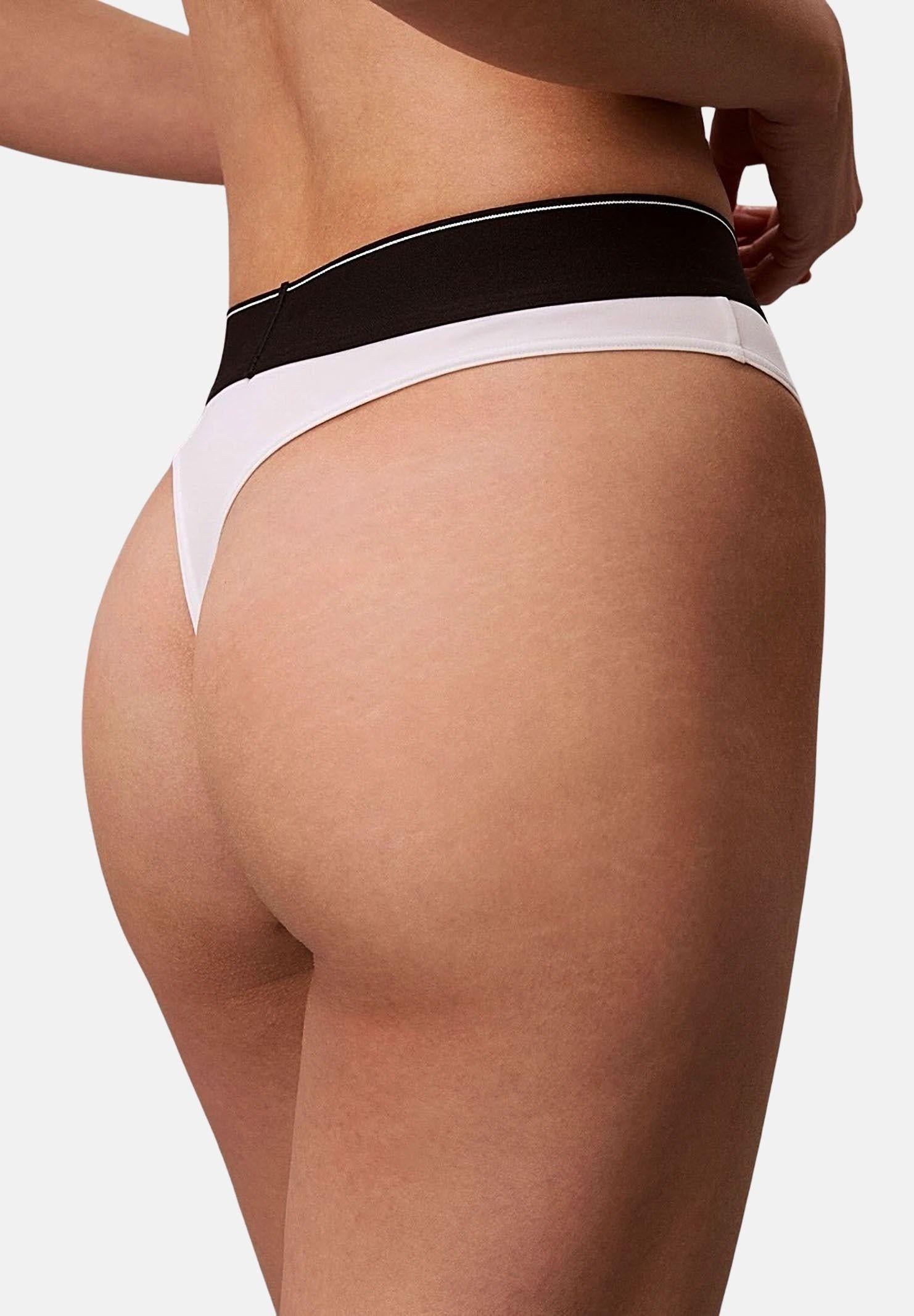 CALVIN KLEIN Perizoma bianco da donna LV00QF8813 100 CALVIN KLEIN