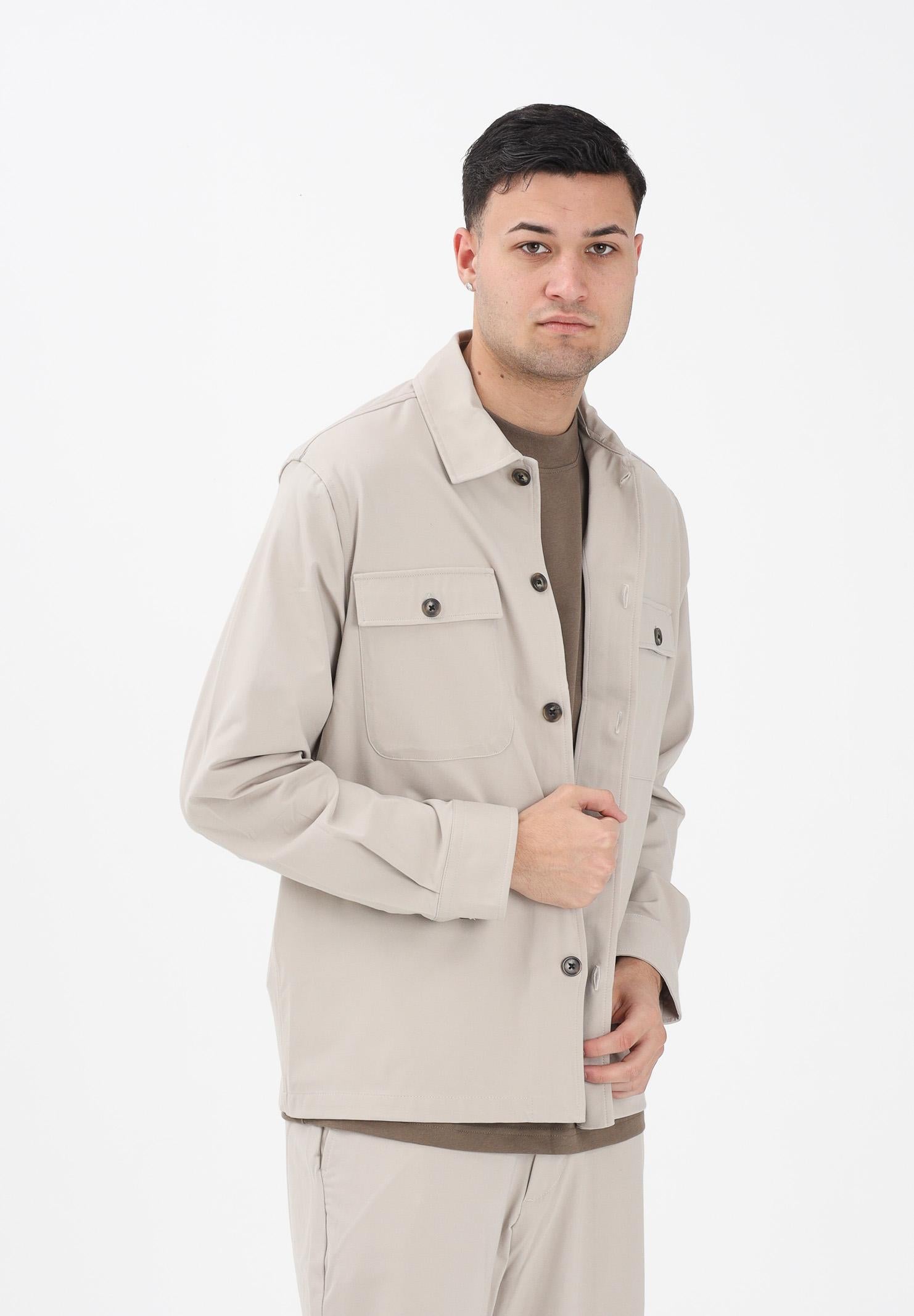 SELECTED HOMME Camicia a manica lunga beige da uomo 16099821 PUCA SELECTED HOMME
