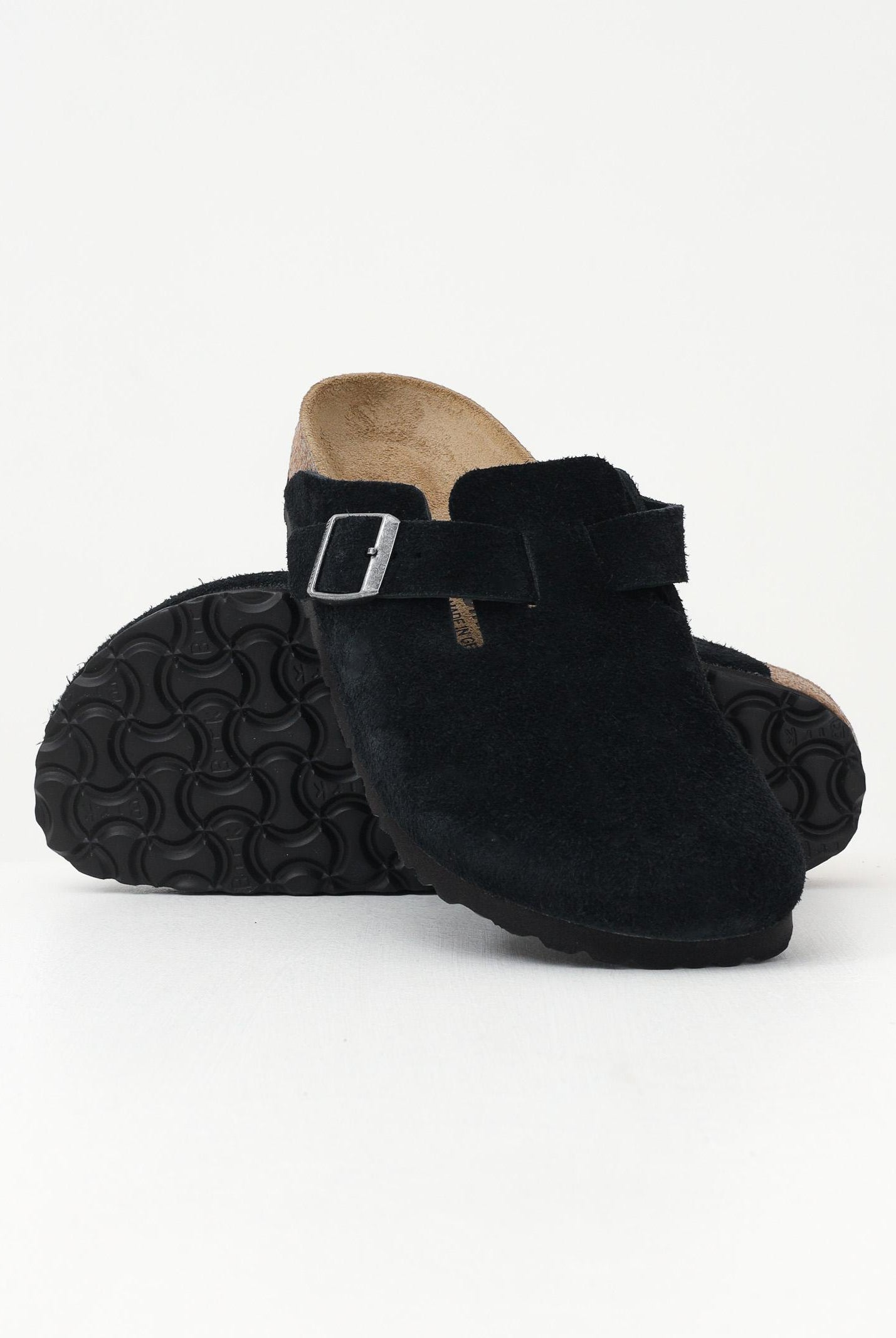 BIRKENSTOCK Ciabatte Boston nere per uomo e donna 1027067 . BIRKENSTOCK