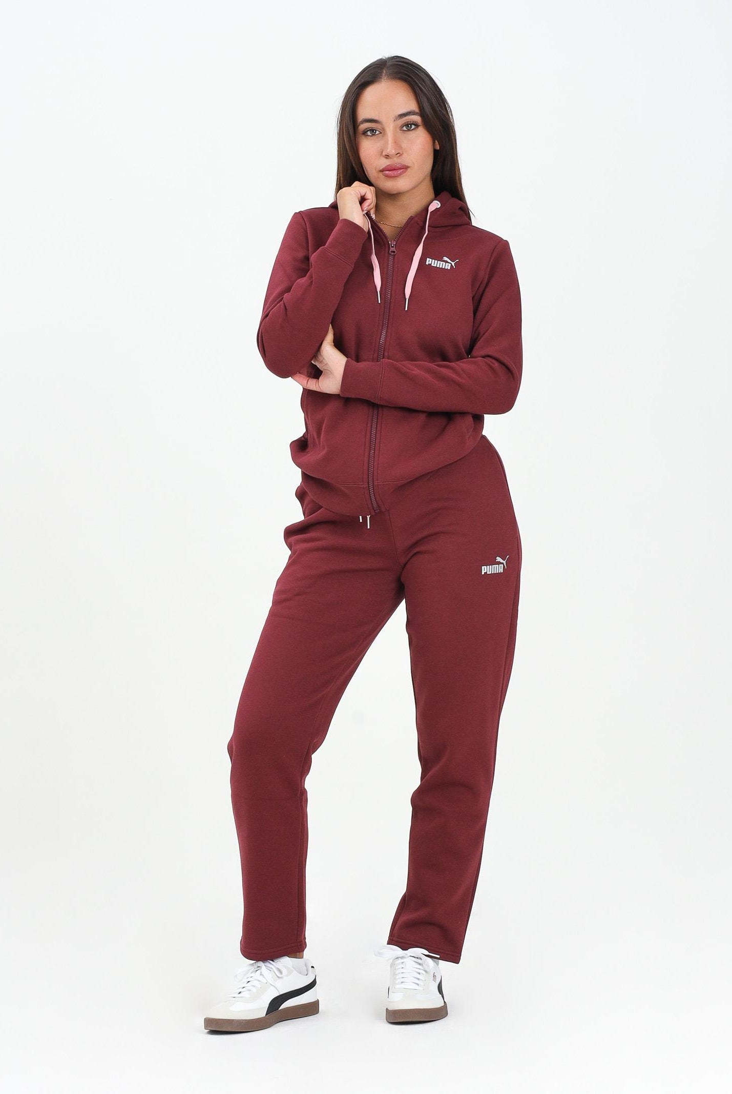 PUMA Tuta sportiva bordeaux da donna 688161 96 PUMA