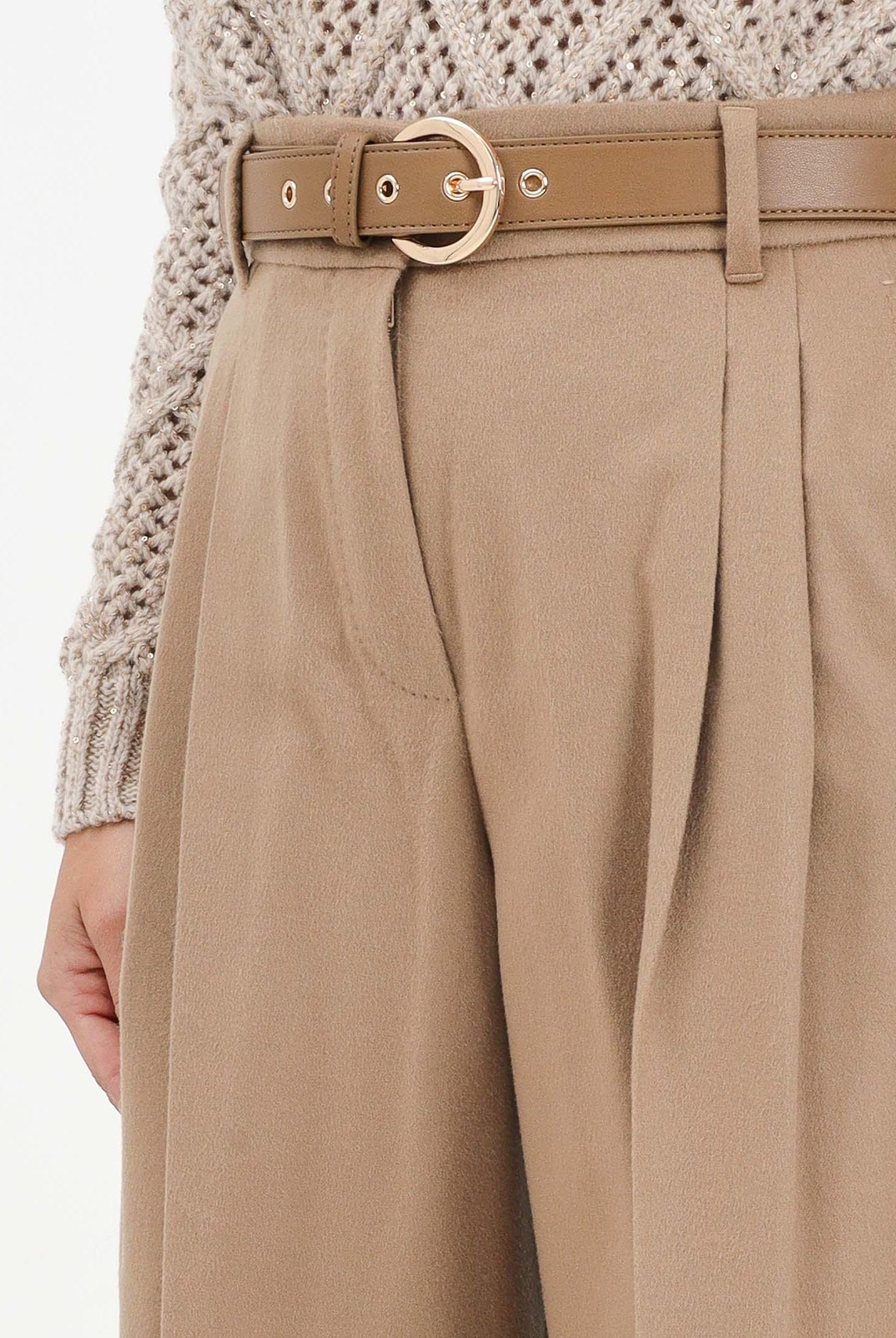 MAX MARA Pantalone elegante beige da donna 2526136042600 001 MAX MARA