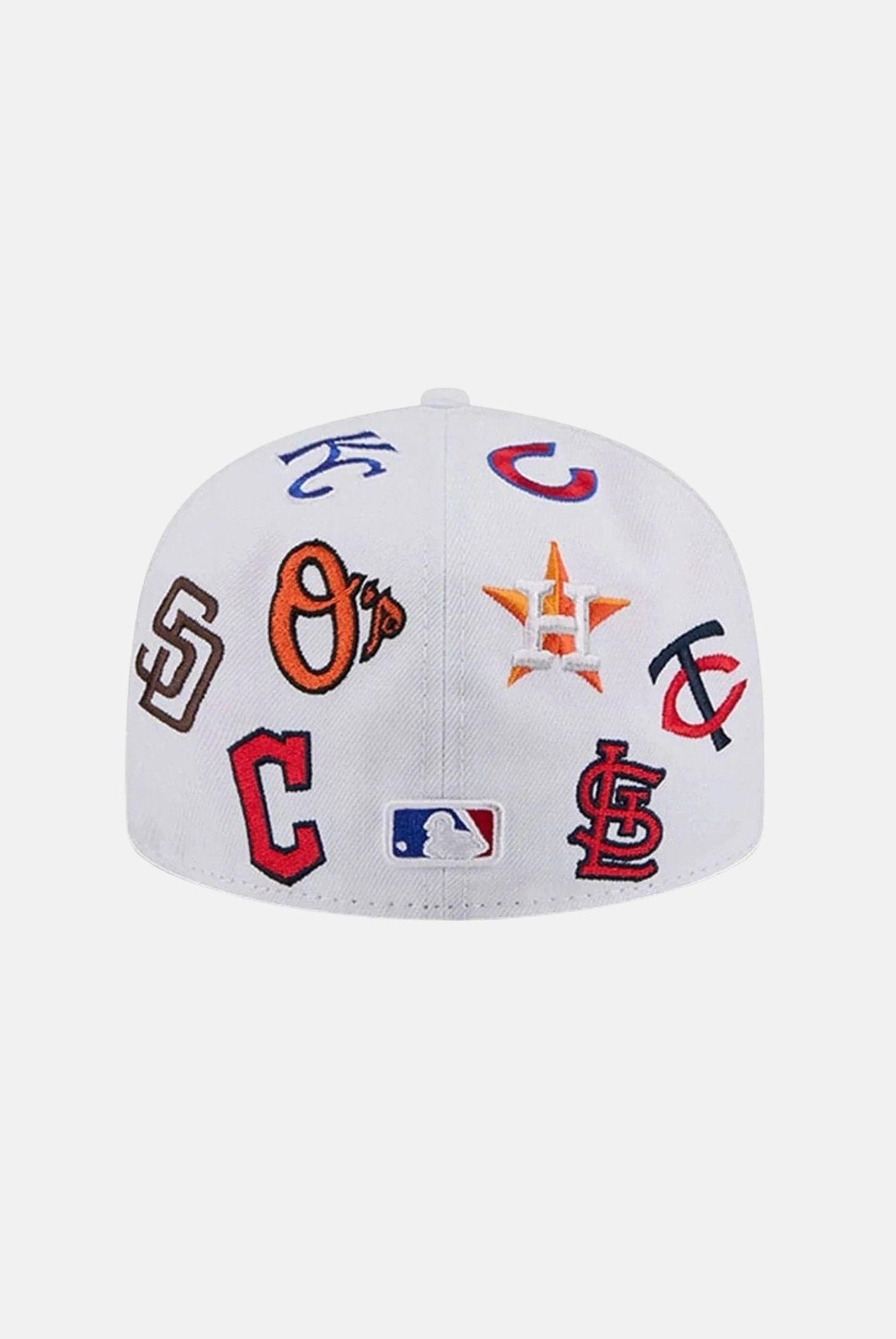 NEW ERA Cappello con visiera 59FIFTY Fitted MLB bianco per uomo e donna 60803293 . NEW ERA
