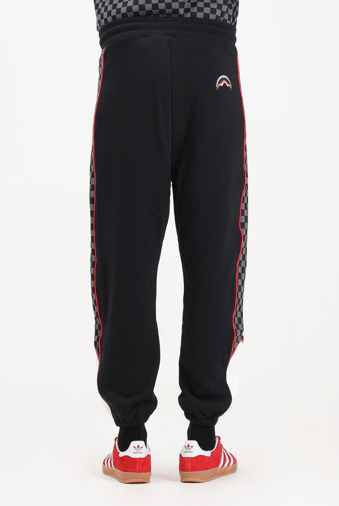 SPRAYGROUND Pantalone sportivo Triple Decker Heir to the Throne nero per uomo e donna SP775GGREY . SPRAYGROUND