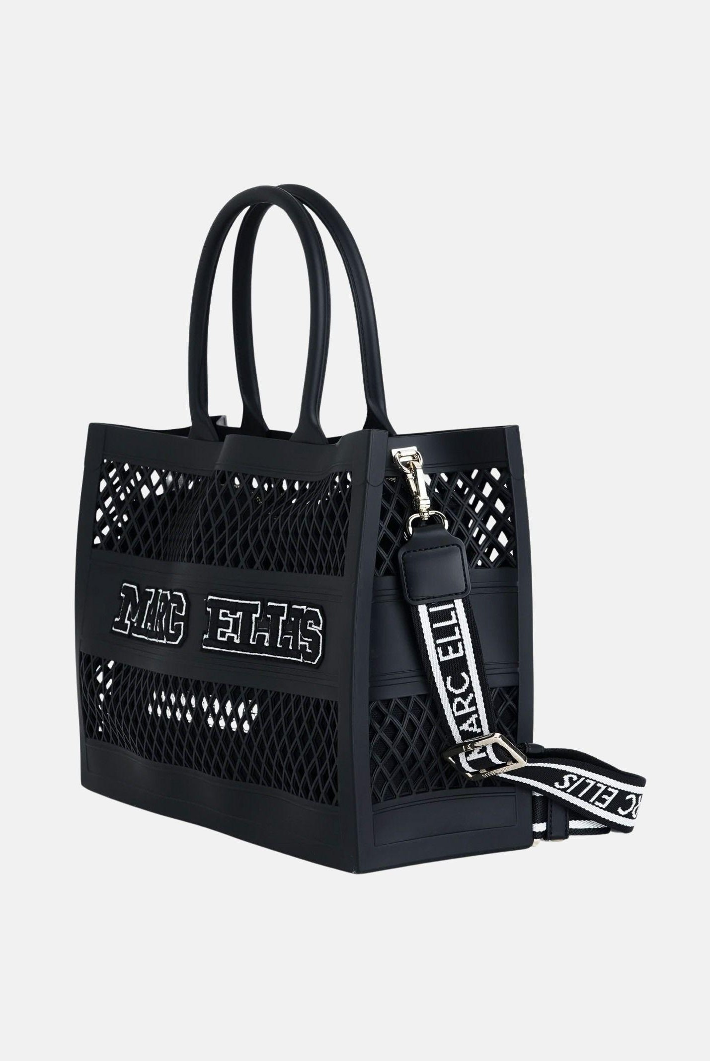 MARC ELLIS Shopper FLAT-SPONGE-M nera da donna FLAT-SPONGE-M BLLIGO MARC ELLIS