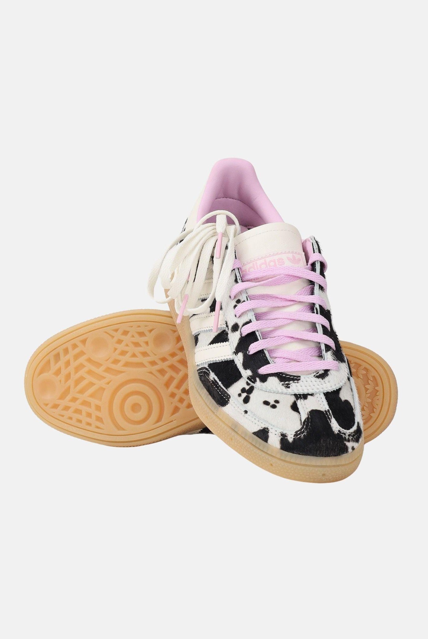 ADIDAS ORIGINALS Sneakers Spezial panna, marroni e lilla da donna con stampa pony KJ0090 . ADIDAS ORIGINALS