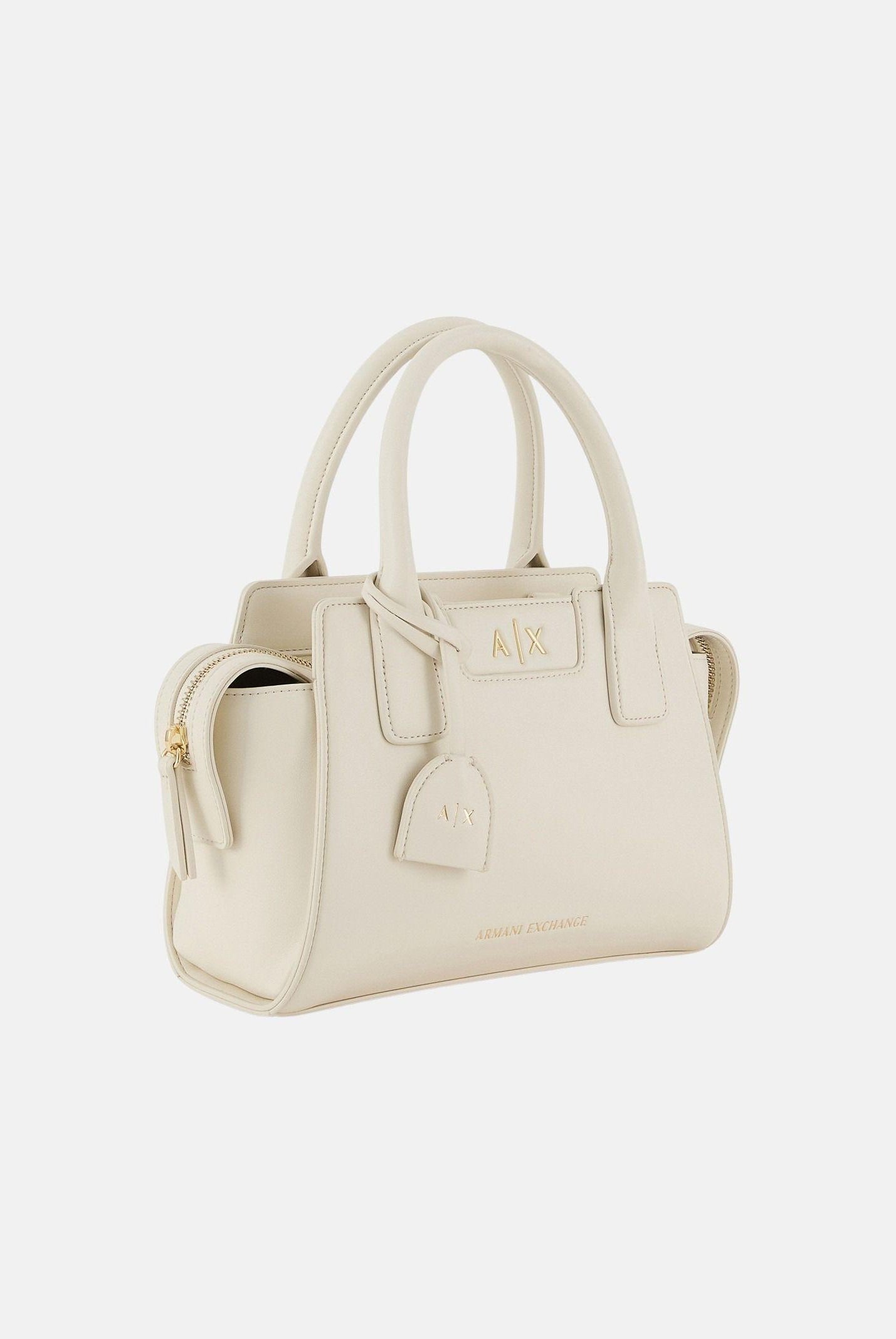 ARMANI EXCHANGE Borsa a mano panna da donna con logo XW002159AF19892 U1003 ARMANI EXCHANGE