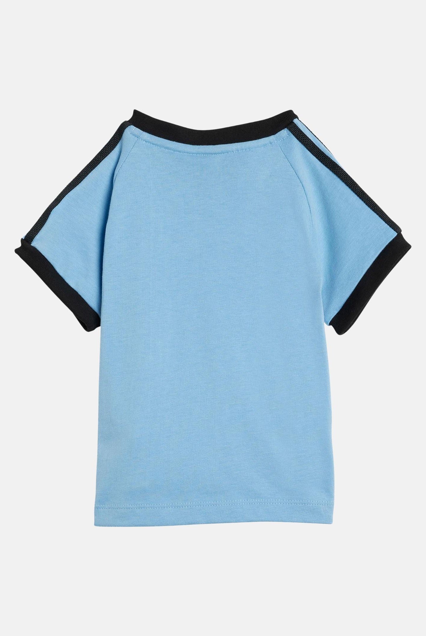 ADIDAS ORIGINALS T-shirt a manica corta 3-stripes azzurra da neonato JY0147 ADIDAS ORIGINALS