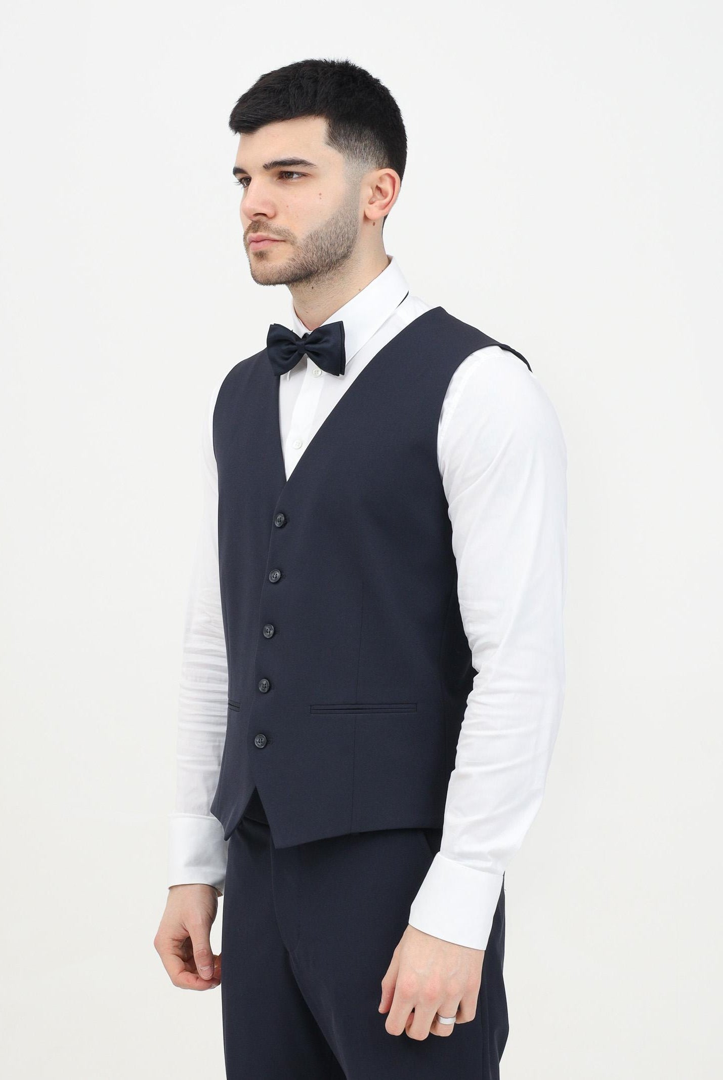 Gilet da uomo blu navy 16089406 NABL SELECTED HOMME