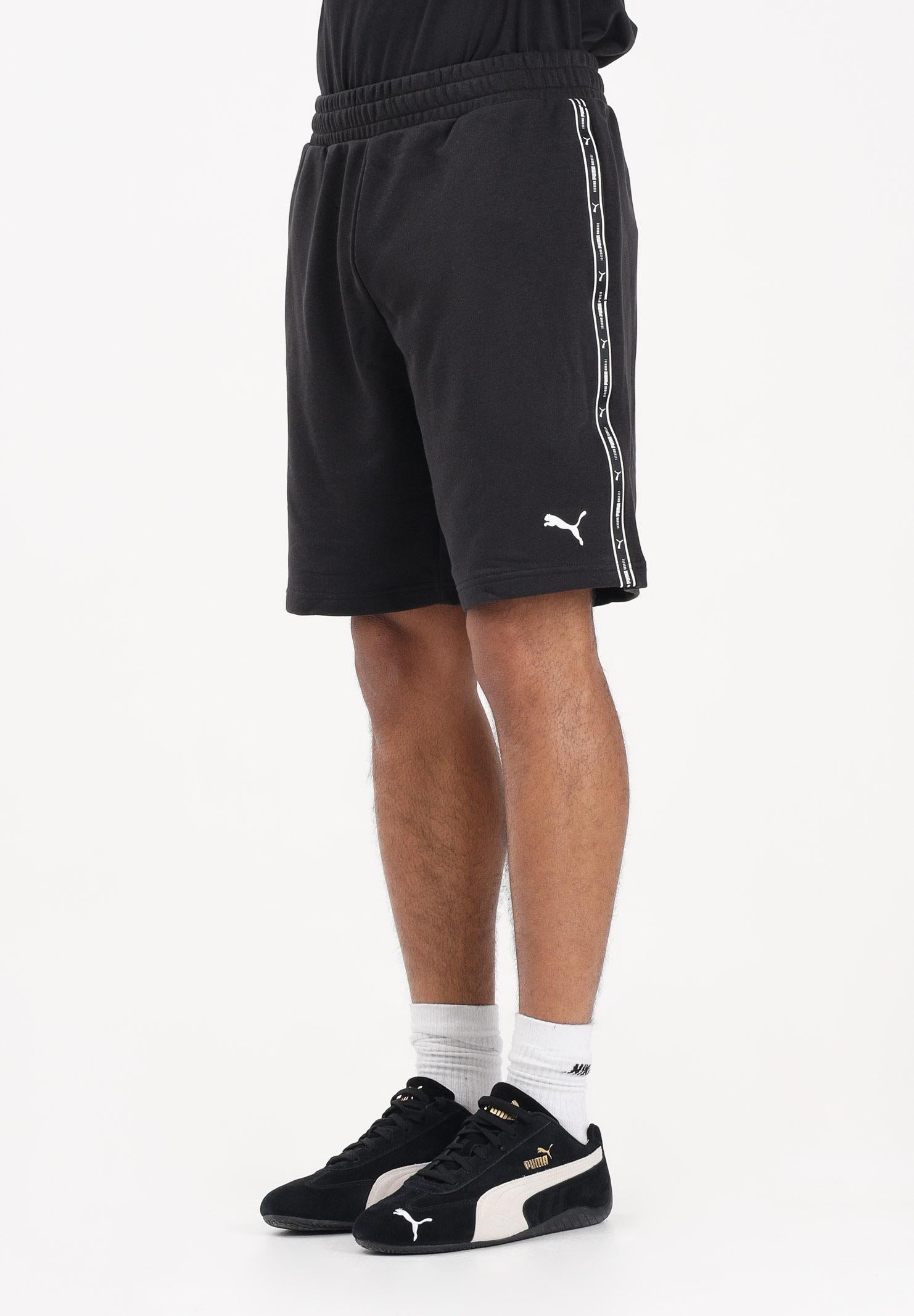 PUMA Shorts sportivo Essentials Tape nero da uomo 691696 01 PUMA