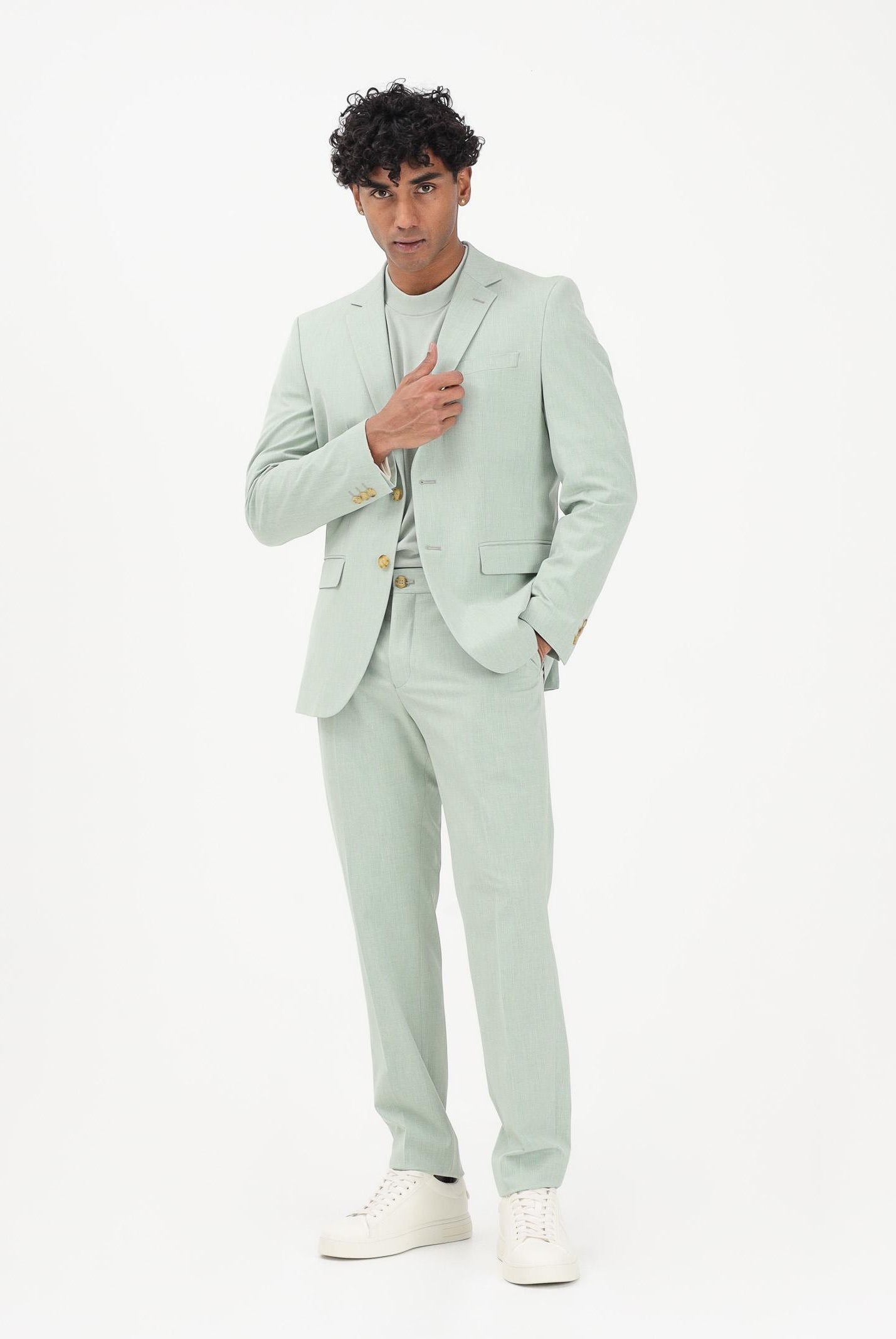 SELECTED HOMME Pantalone elegante verde menta da uomo 16087825 AQGR SELECTED HOMME