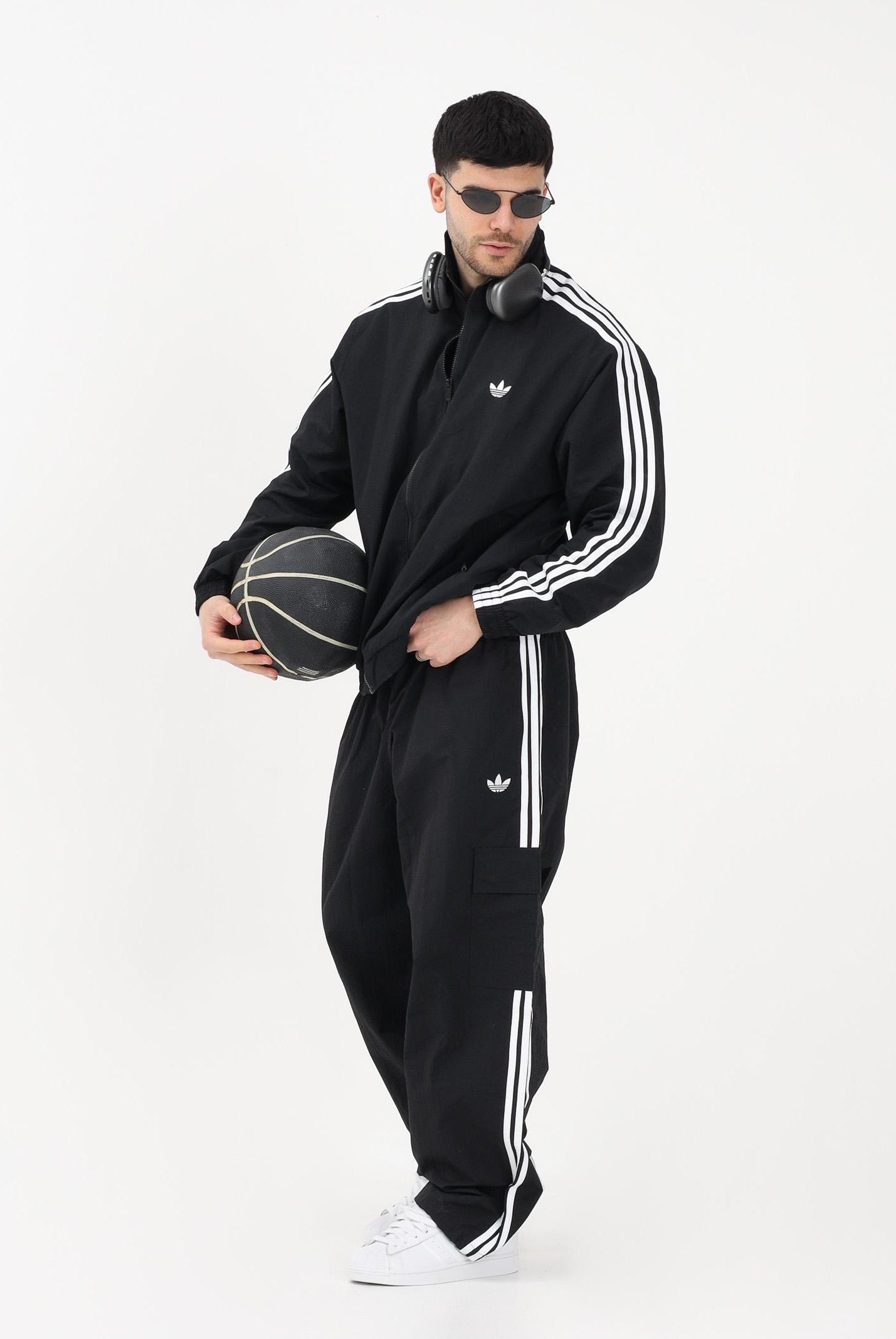 ADIDAS ORIGINALS Pantalone sportivo Cargo Adicolor Classics 3-Stripes nero da uomo KE2927 . ADIDAS ORIGINALS