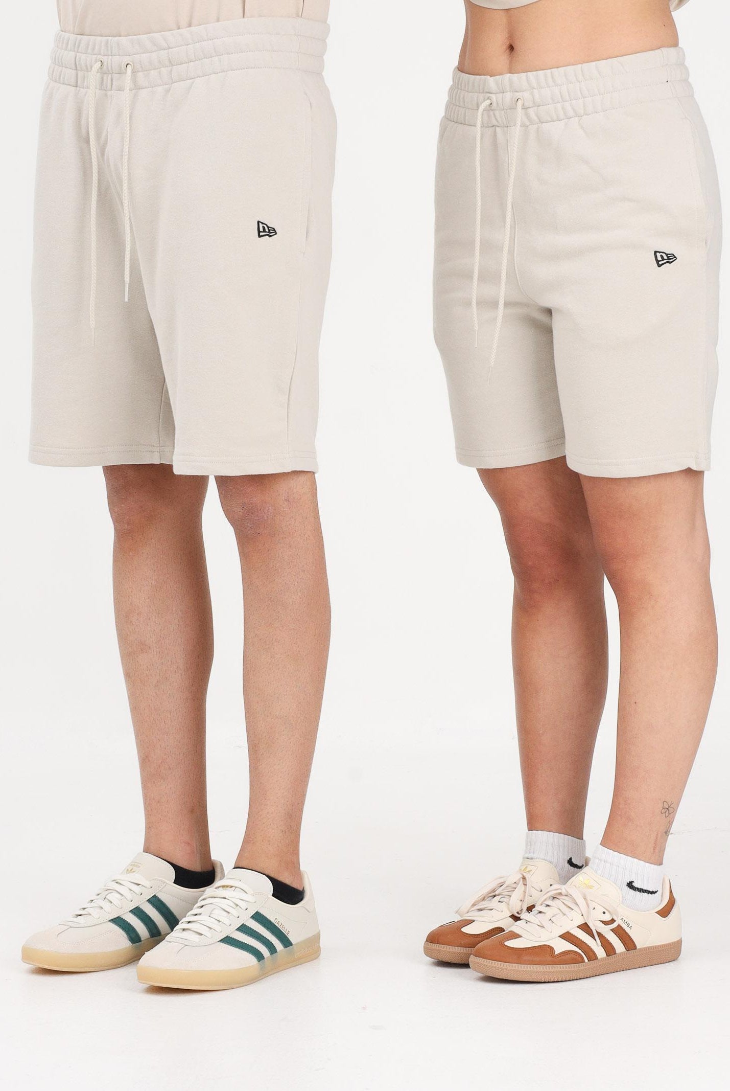 NEW ERA Shorts sportivo New York Yankees MLB League Essential beige per uomo e donna 60675755 . NEW ERA