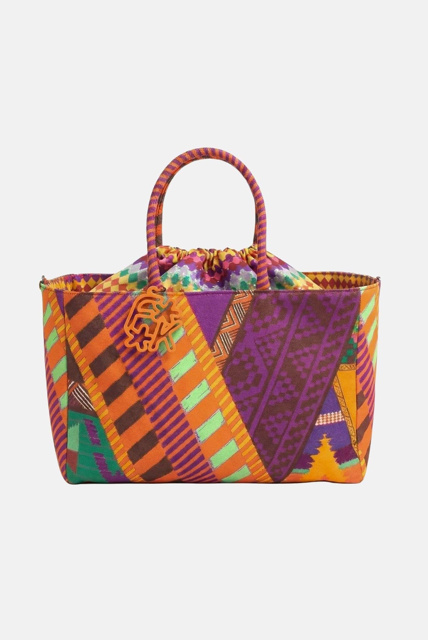 F**K Borsa mare multicolore da donna in tessuto stampato FA26-SW0121X11 . F**K