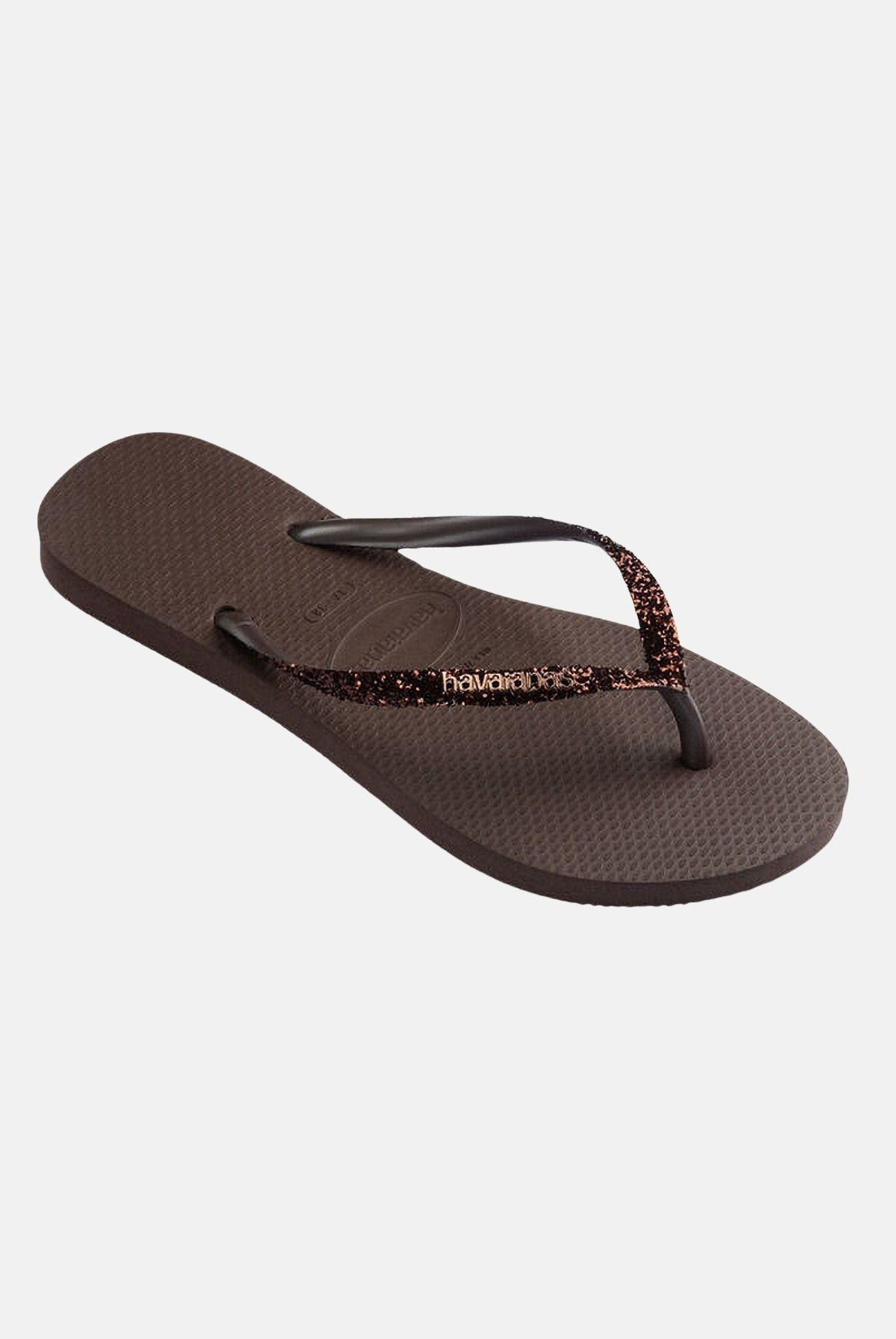 HAVAIANAS Infradito Slim Glitter II marrone da donna 4146975 0727 HAVAIANAS