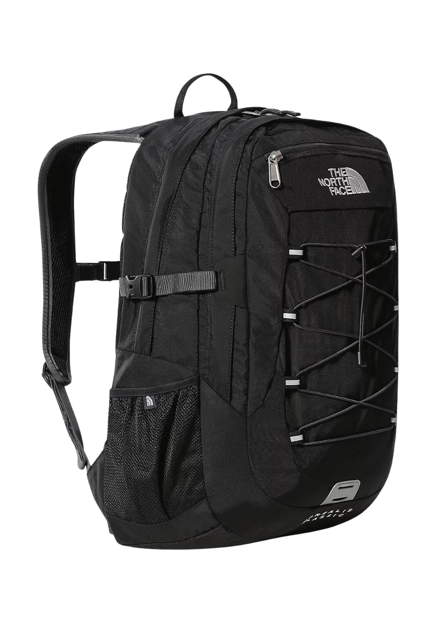 Zaino Borealis Classic nero per uomo e donna con zip e lacci NF00CF9CKT01 KT01 THE NORTH FACE