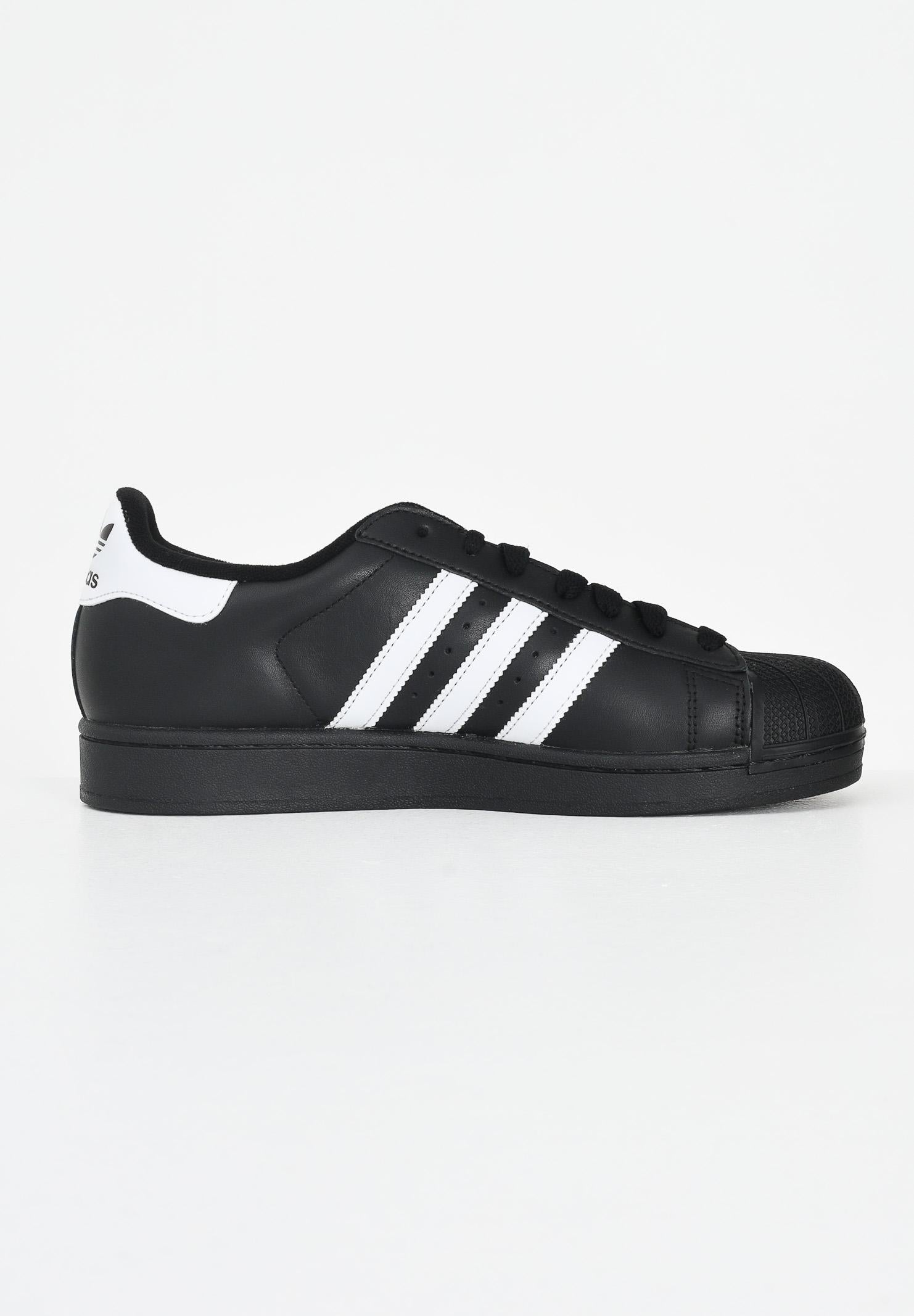 ADIDAS ORIGINALS Sneakers Superstar II nere per uomo e donna JI0079 . ADIDAS ORIGINALS