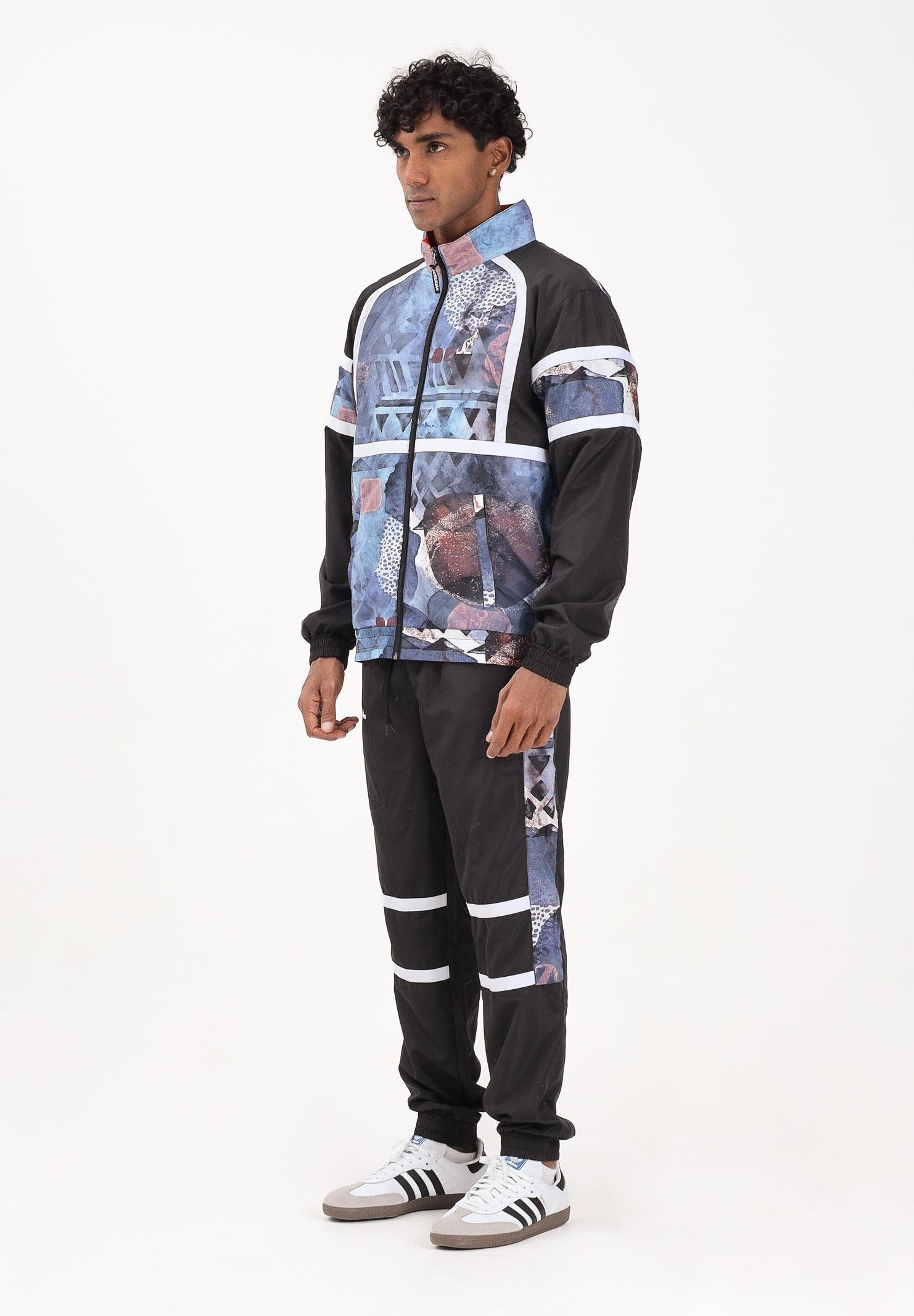 AUSTRALIAN Tuta nera da uomo con stampa "Smash" SPUTU0021 81884 AUSTRALIAN