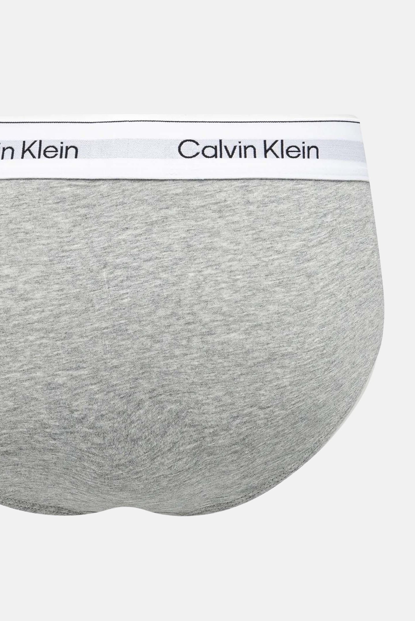 CALVIN KLEIN Slip (3 paia) bianco, grigio e nero da uomo con logo LV00NB4388 MP1 CALVIN KLEIN