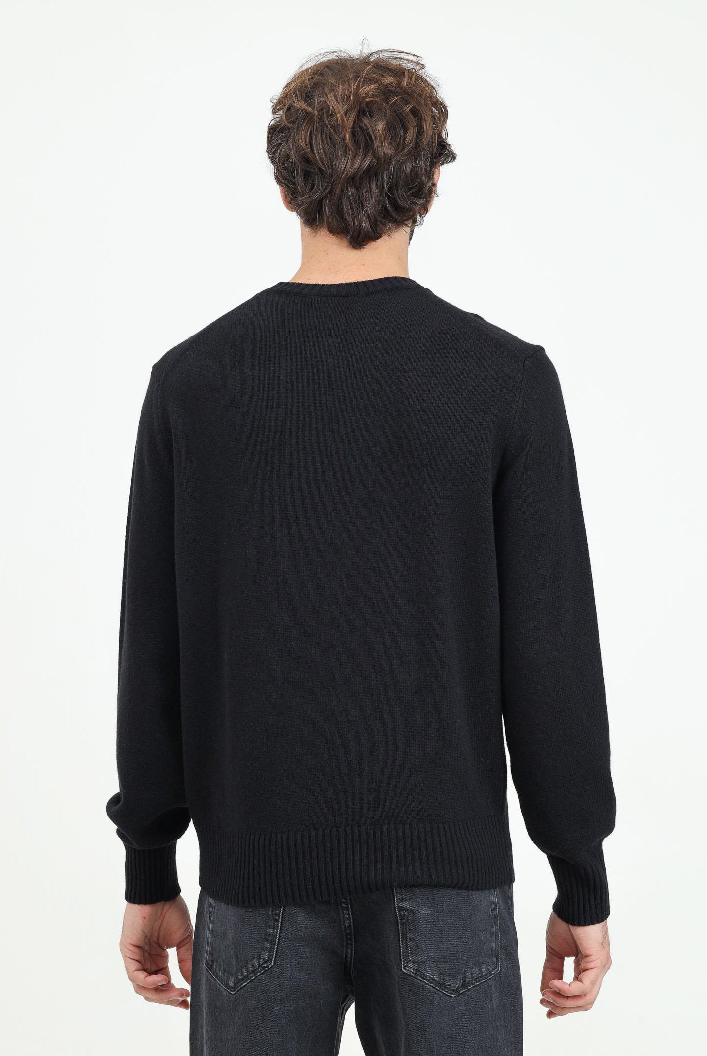 LACOSTE Maglioncino girocollo nero da uomo AH2916 031 LACOSTE