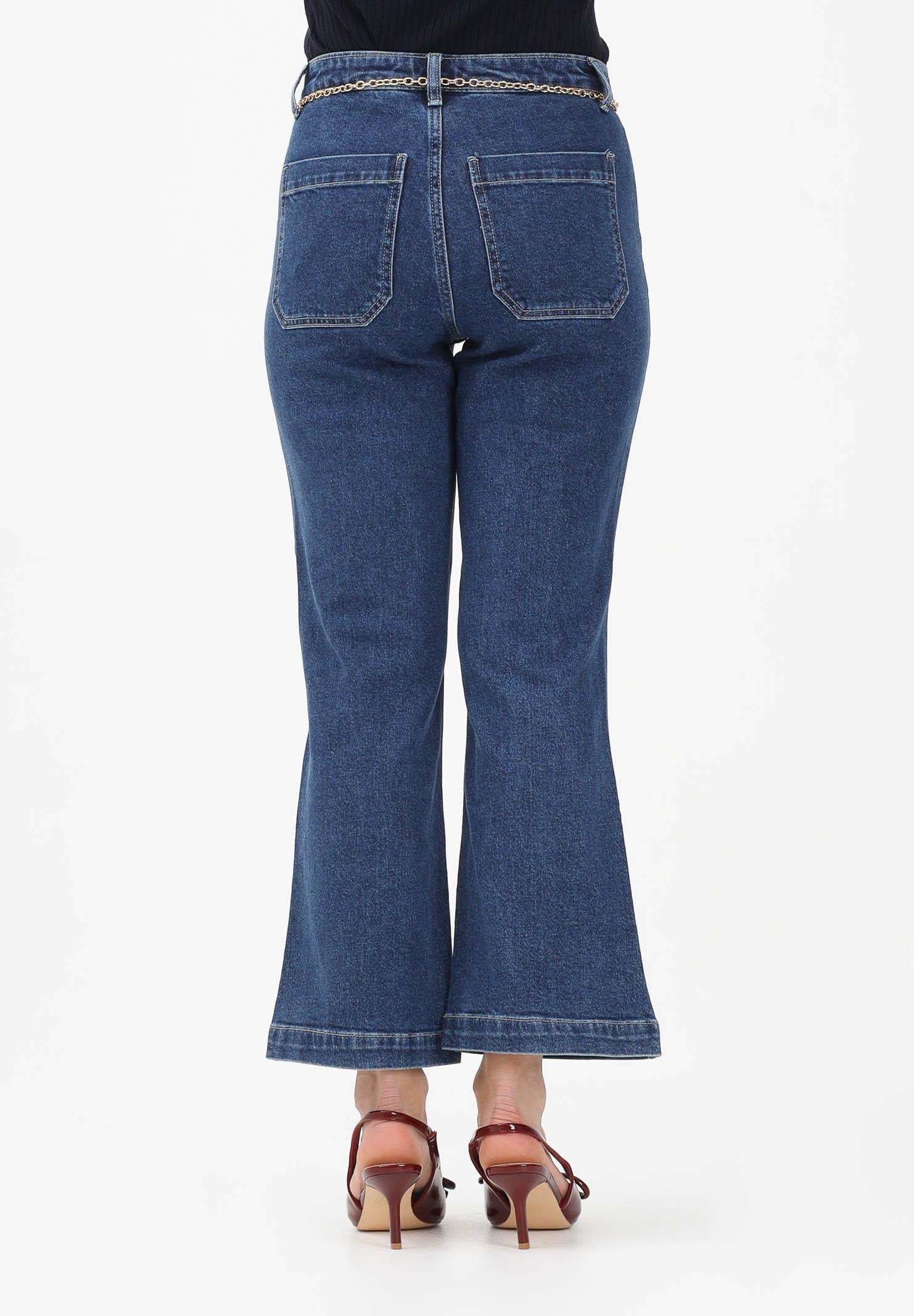 ONLY Jeans in denim blu medio da donna con catenina 15363586 MEBL ONLY