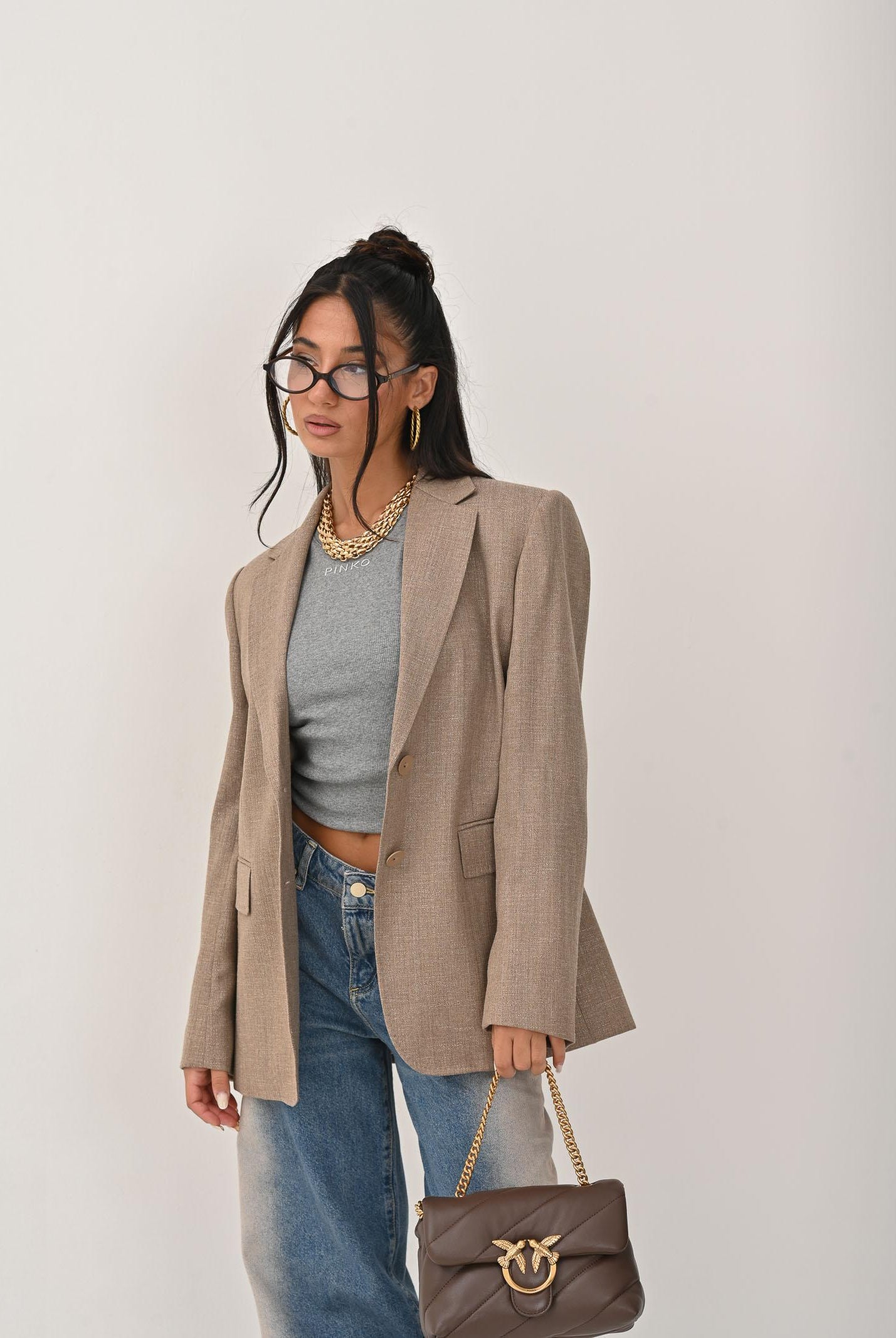 MAX MARA Giacca monopetto HODEIDA beige da donna 2526046071600 002 MAX MARA