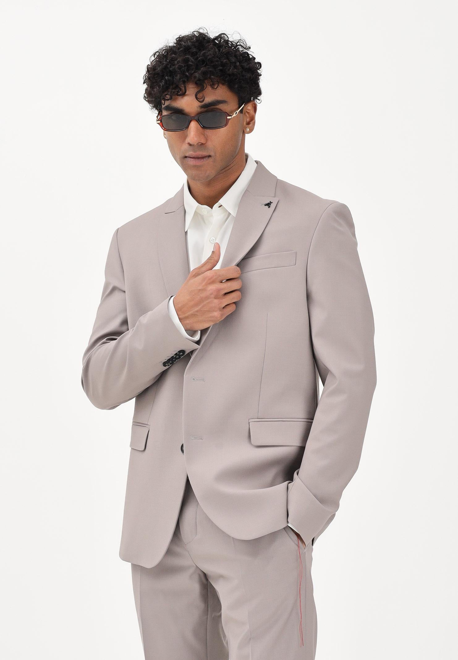 PATRIZIA PEPE Giacca monopetto fango da uomo 5S757RA1WK S184 PATRIZIA PEPE