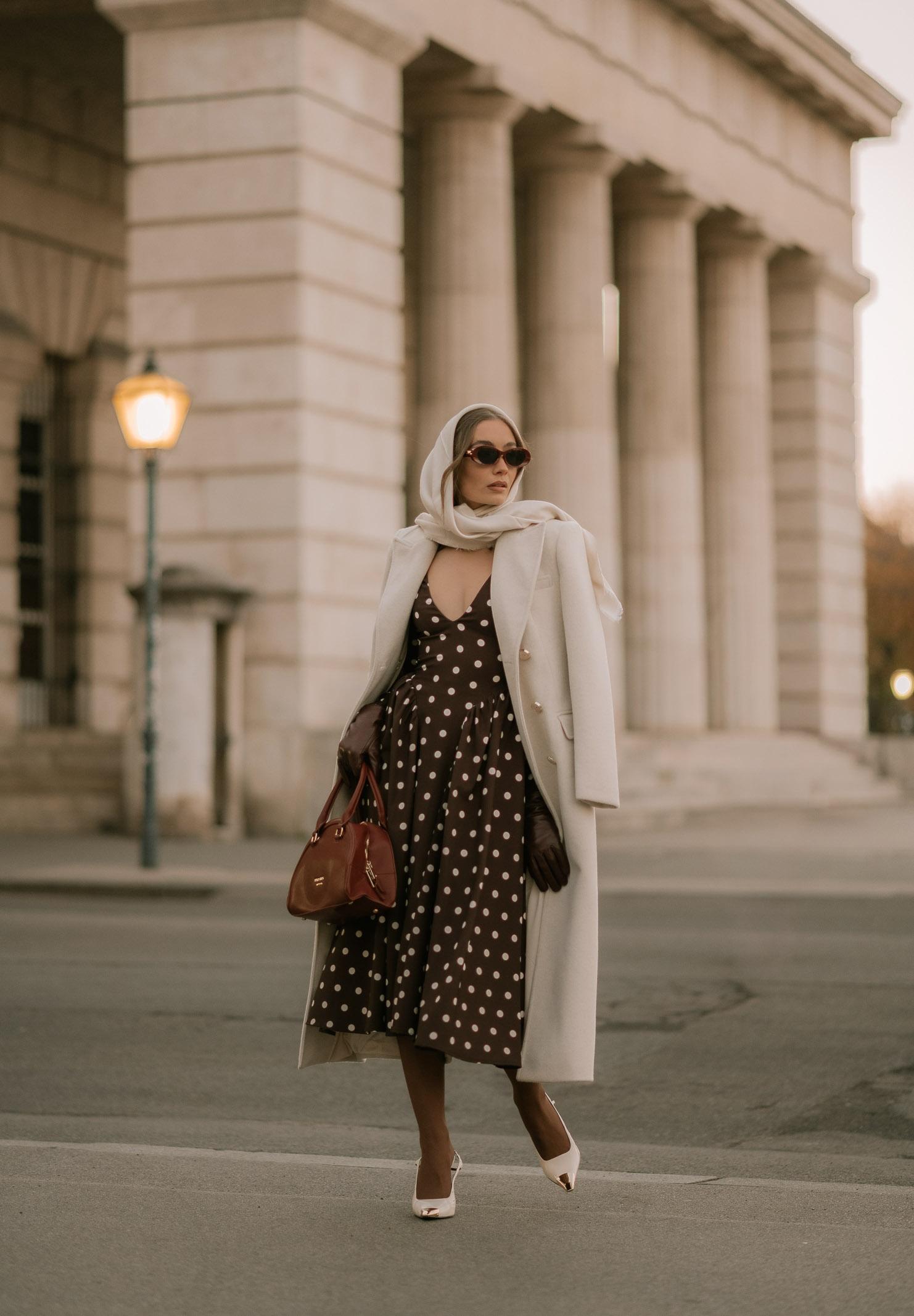 SANTAS Cappotto lungo ÉCLIPSE panna da donna PV2623 PA SANTAS