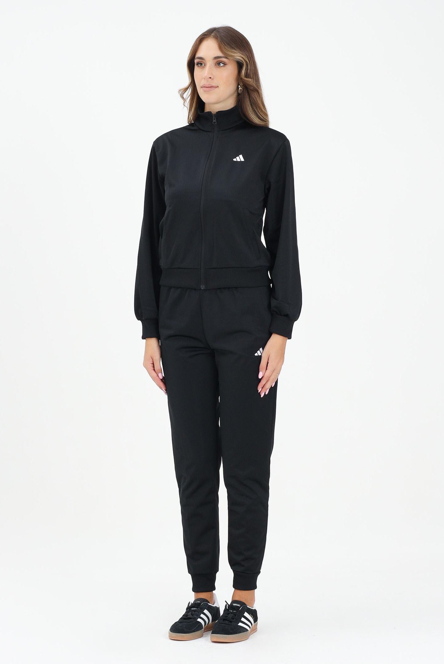 ADIDAS PERFORMANCE Tuta sportiva Essentials Feel Cozy nera da donna JD4475  ADIDAS PERFORMANCE