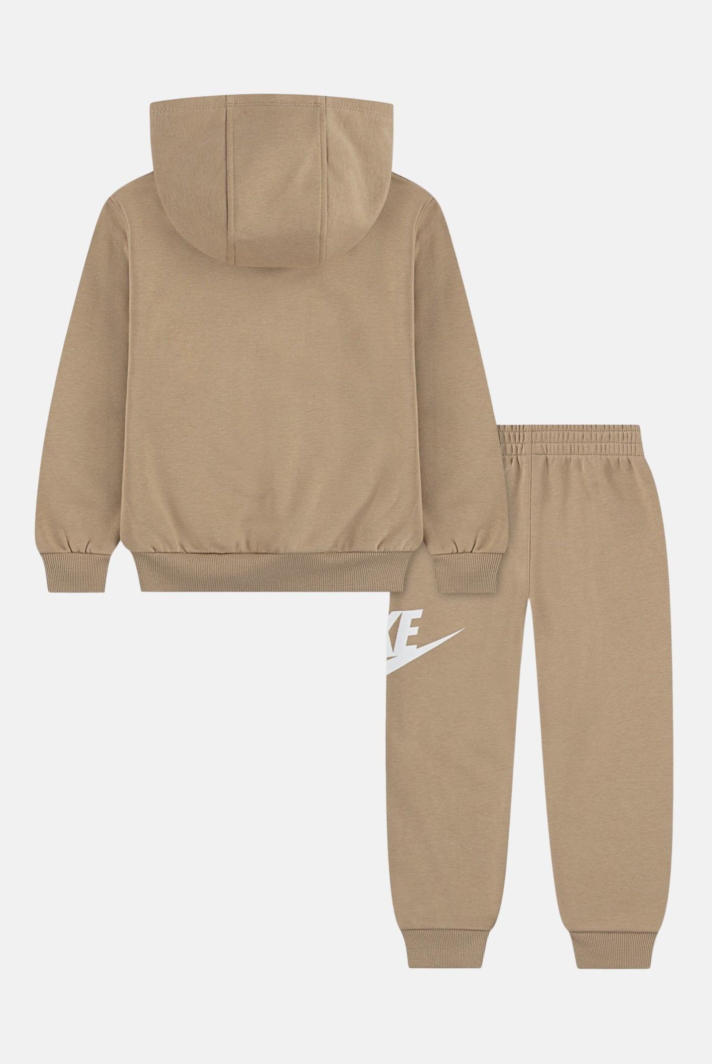 NIKE Tuta beige da neonato con stampa logo 66L135 X0L NIKE