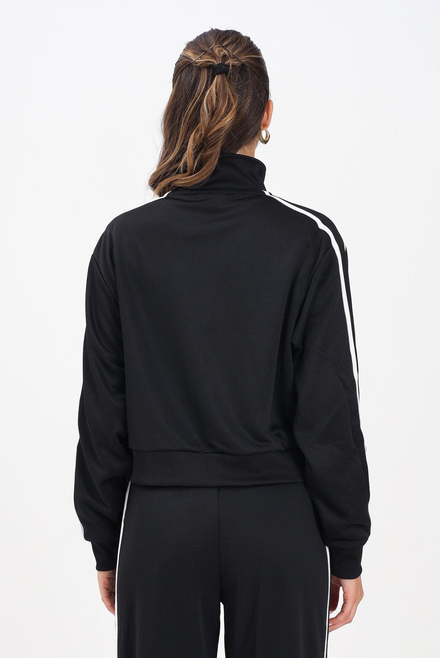 NEW ERA Felpa con zip New York Yankees MLB Midi Logo nera da donna 60684425 . NEW ERA