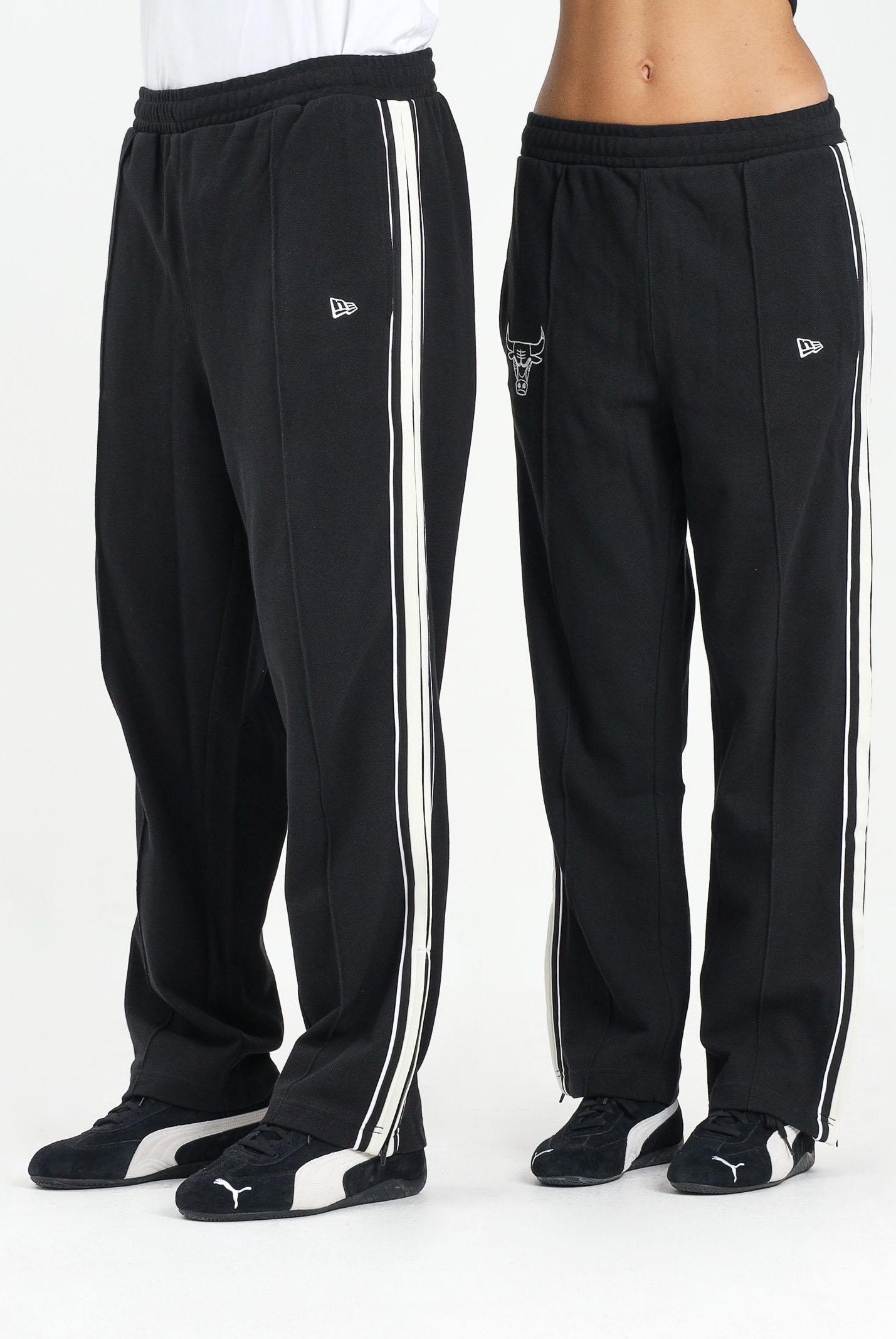 NEW ERA Pantalone sportivo Chicago Bulls NBA Outline nero per uomo e donna 60684337 NEW ERA