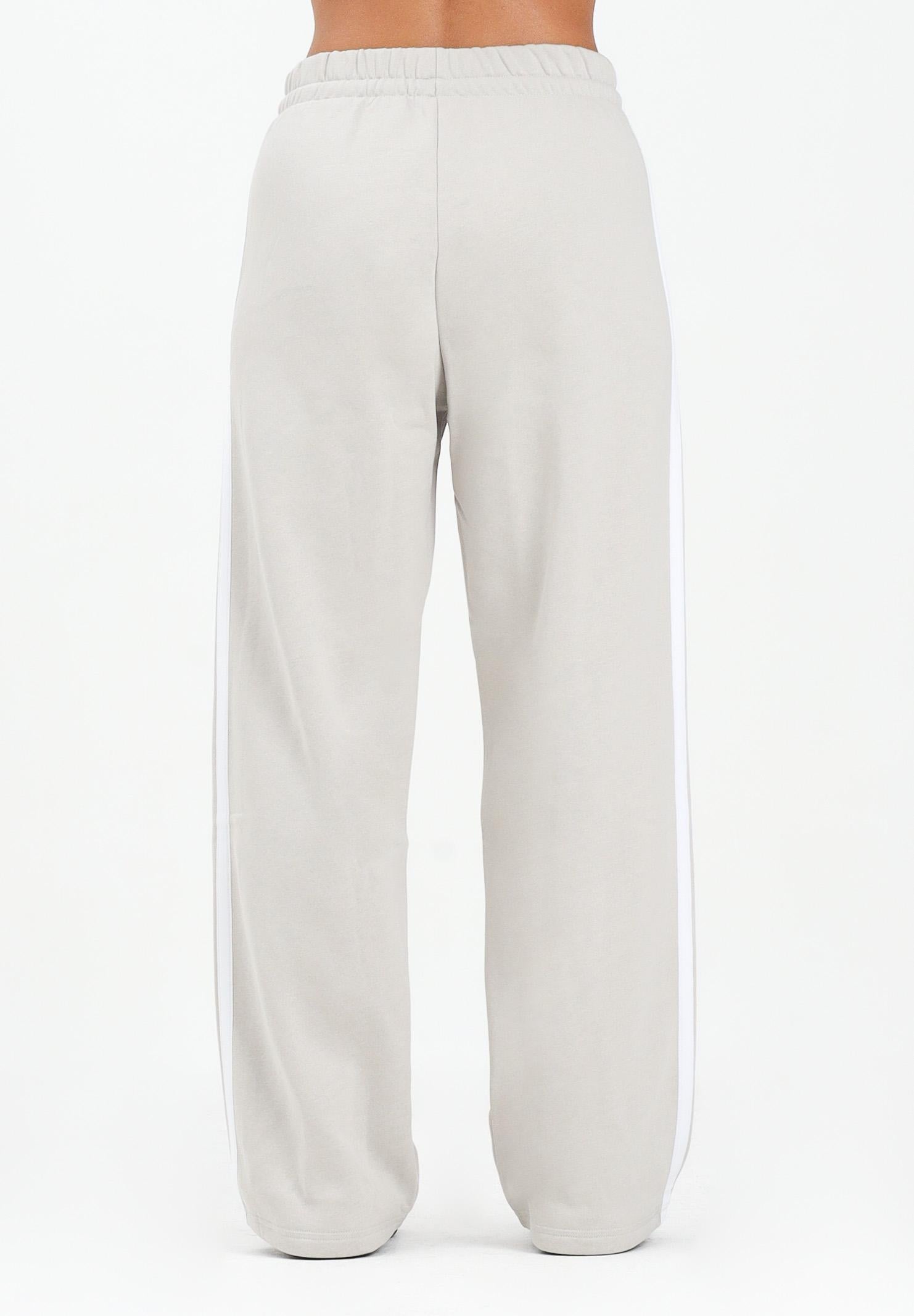 ADIDAS PERFORMANCE Pantalone sportivo Essentials 3-Stripes Open Hem French Terry beige da donna JW9215 ADIDAS PERFORMANCE