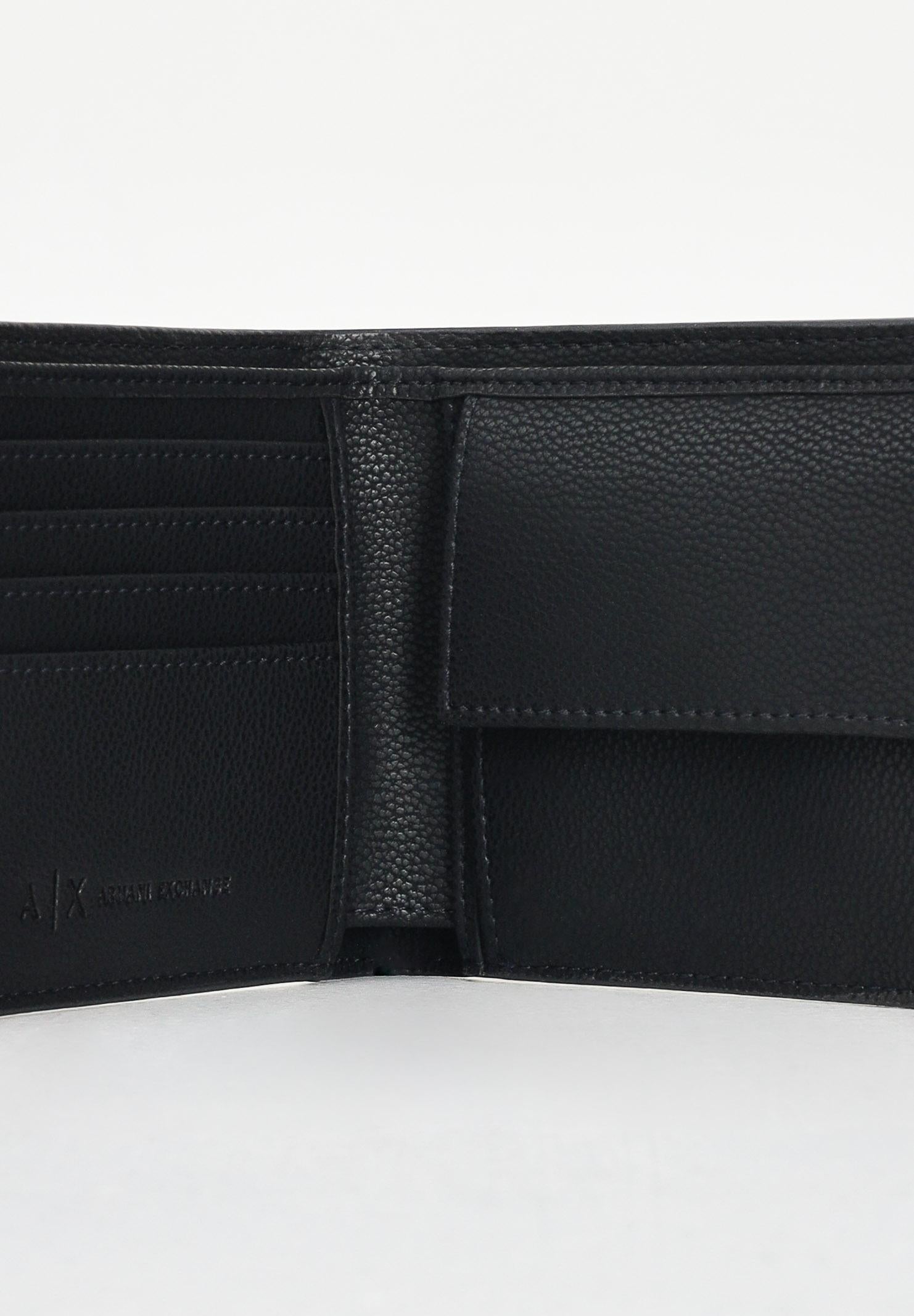 ARMANI EXCHANGE Portafogli nero da uomo con logo XM000167AF17090 UB101 ARMANI EXCHANGE