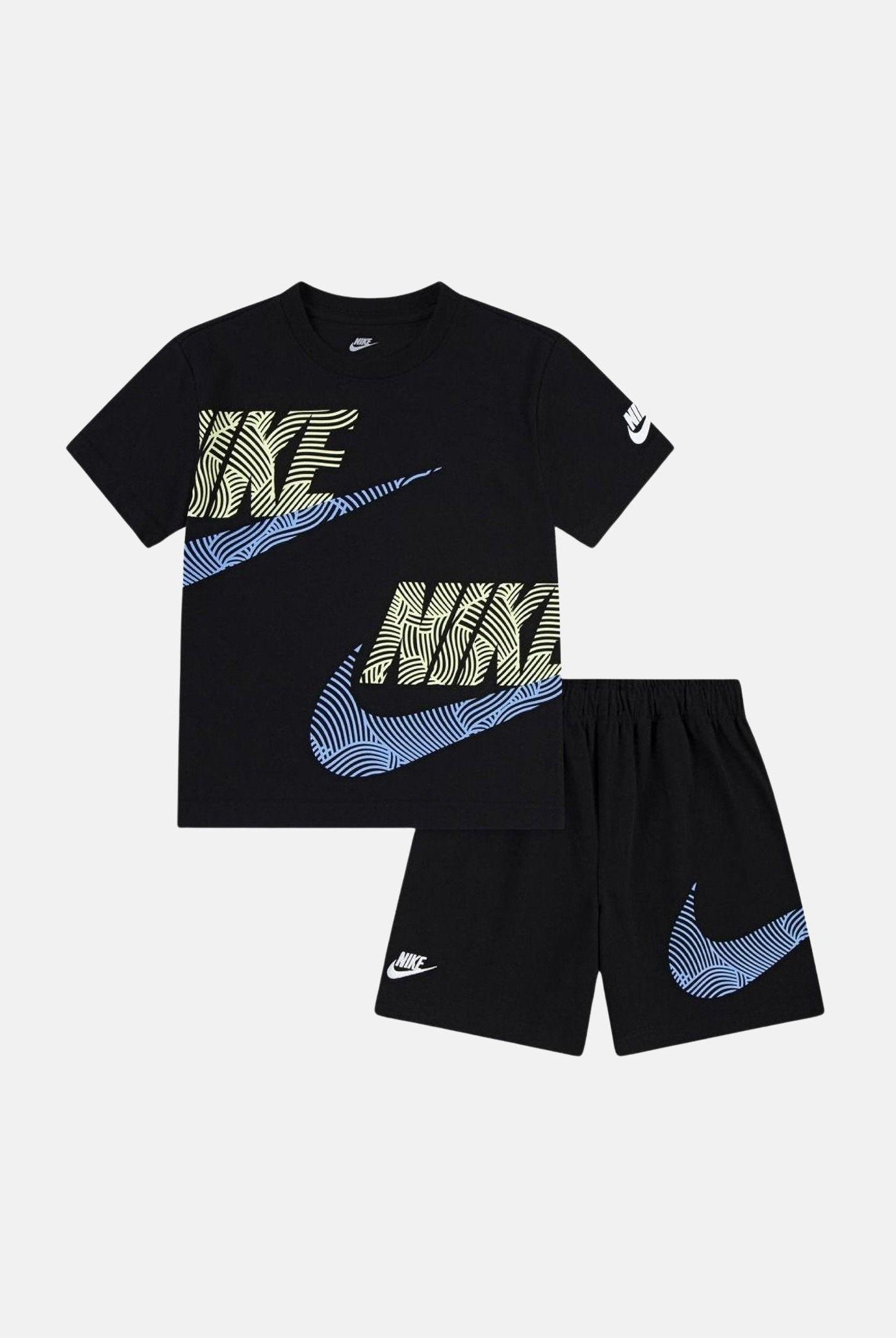 NIKE Completino Sportswear In The Zone nero da neonato 66N737 023 NIKE