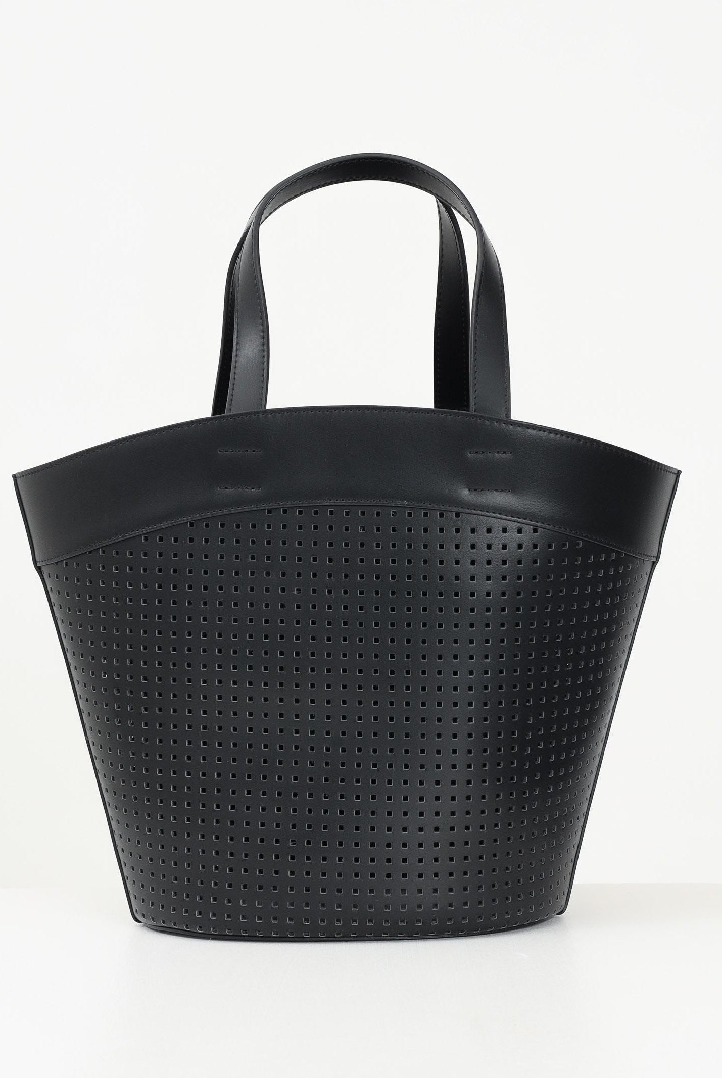 N21 Shopper nera da donna in tessuto spalmato traforato N2104SN0422 0N900 N21