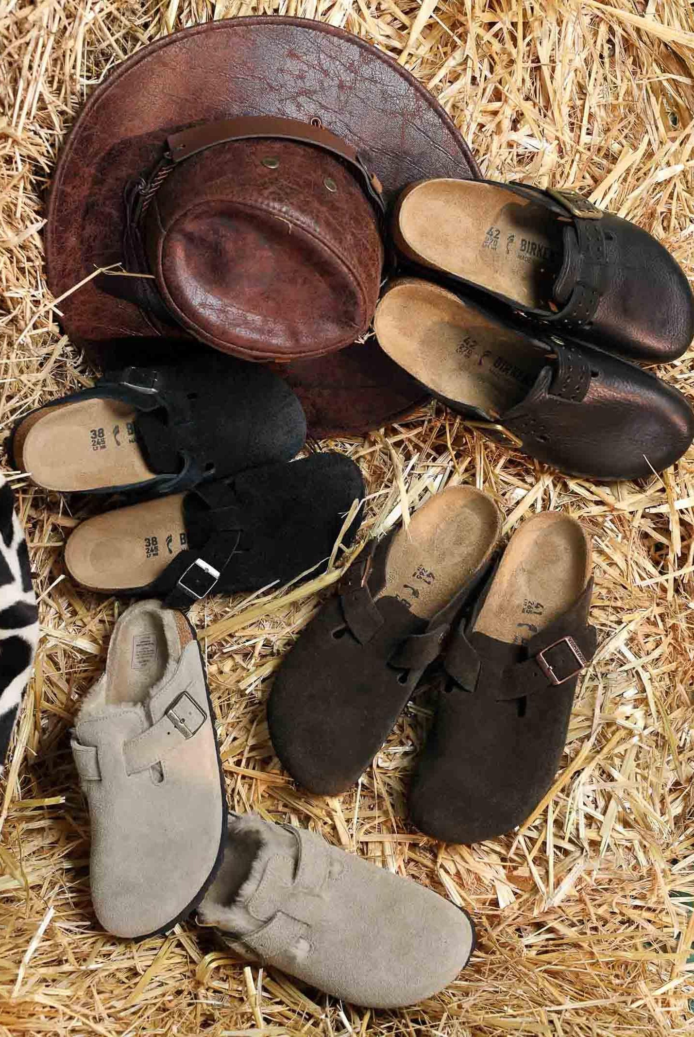 BIRKENSTOCK Ciabatte Boston marroni per uomo e donna 1027460 . BIRKENSTOCK