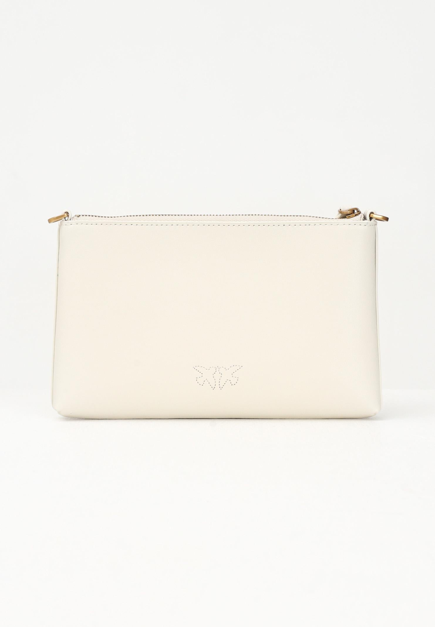 PINKO Pochette Flat Horizontal Mini panna da donna 104277A0F1 Z14Q PINKO