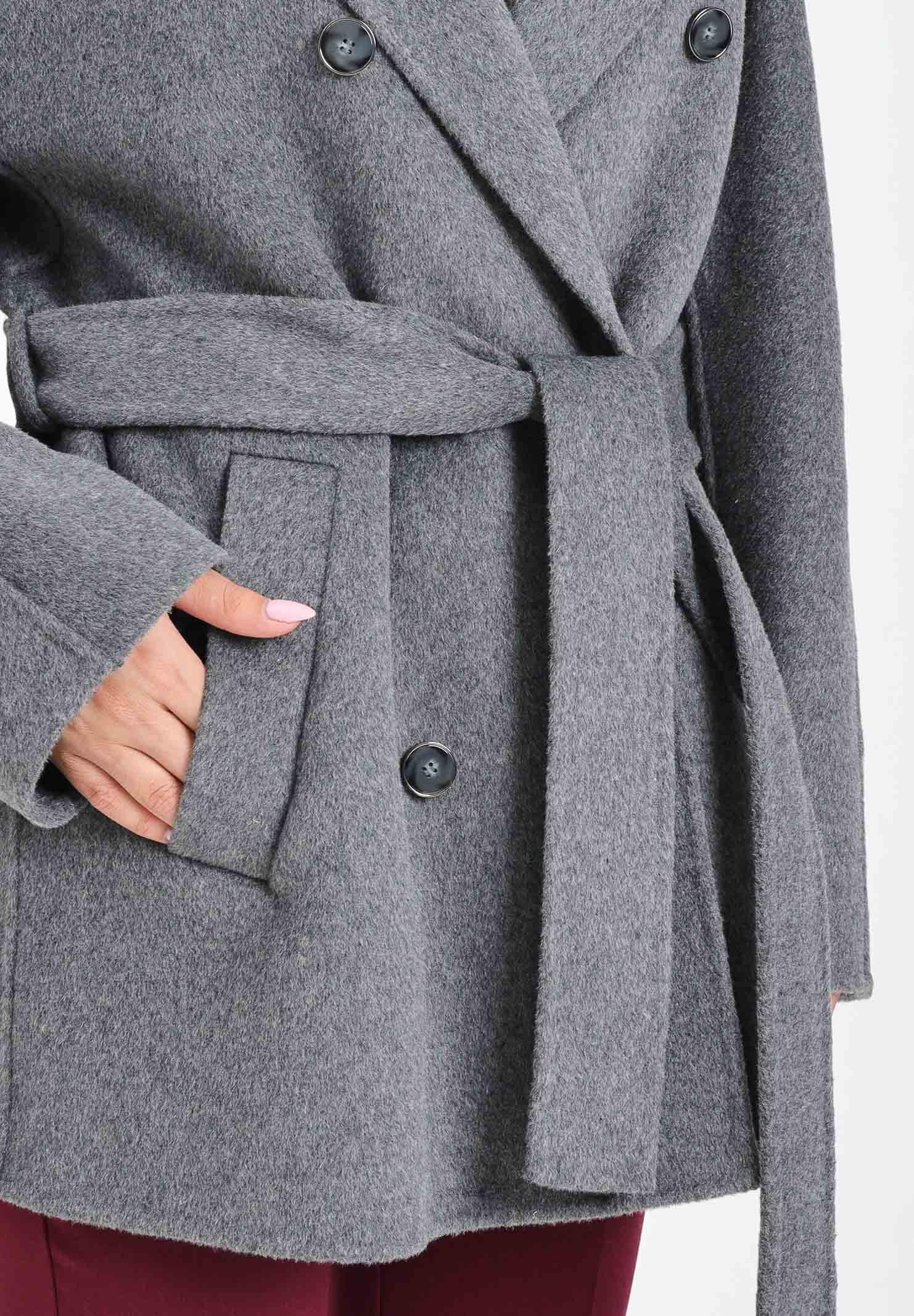 SIMONA CORSELLINI Cappotto corto grigio da donna A25CPCPV0301-C00180 V0742 SIMONA CORSELLINI