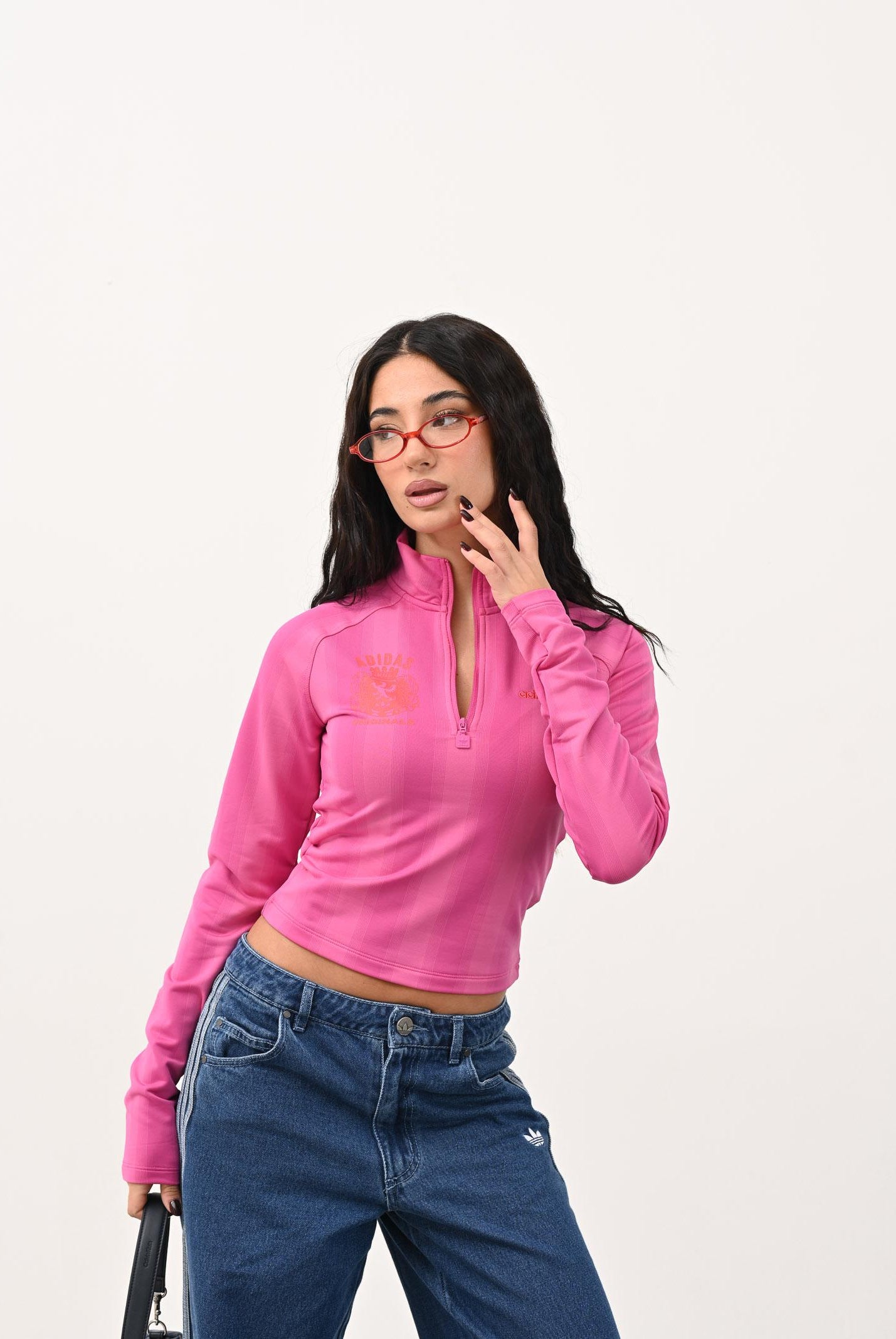 ADIDAS ORIGINALS Maglia Graphic Football fucsia da donna JW3638 ADIDAS ORIGINALS