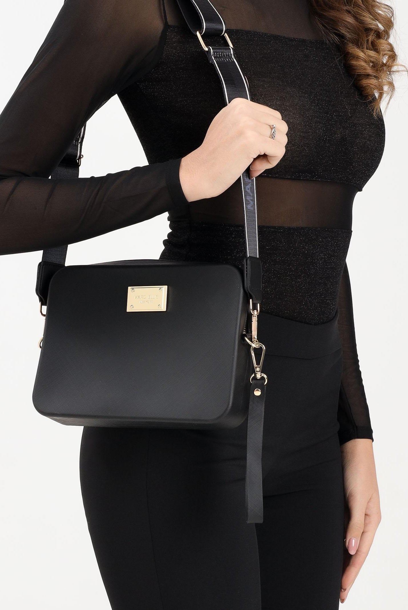 MARC ELLIS Pochette FLAT-FLOWE nera da donna FLAT-FLOWE25 BLLIGO MARC ELLIS