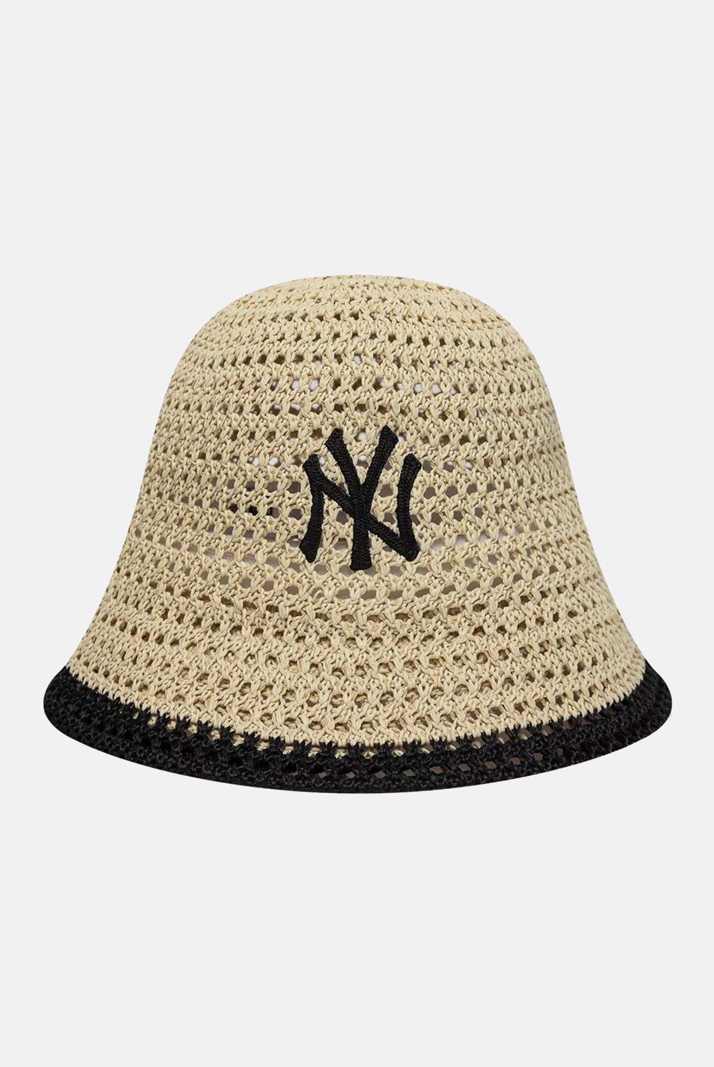 NEW ERA Bucket New York Yankees MLB Knitted Explorer beige e nero da donna 60856308 . NEW ERA