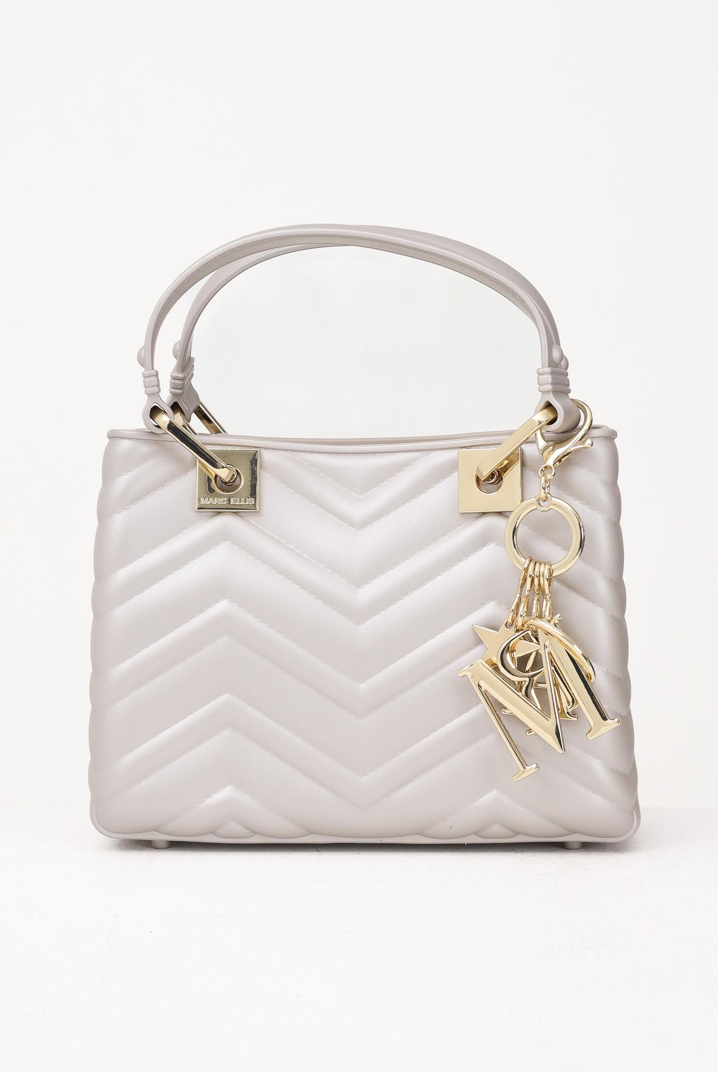 MARC ELLIS Borsa a mano Flat Krissy S grigio perla da donna FLAT-KRISSY-S-WAVE25 TALIGO MARC ELLIS