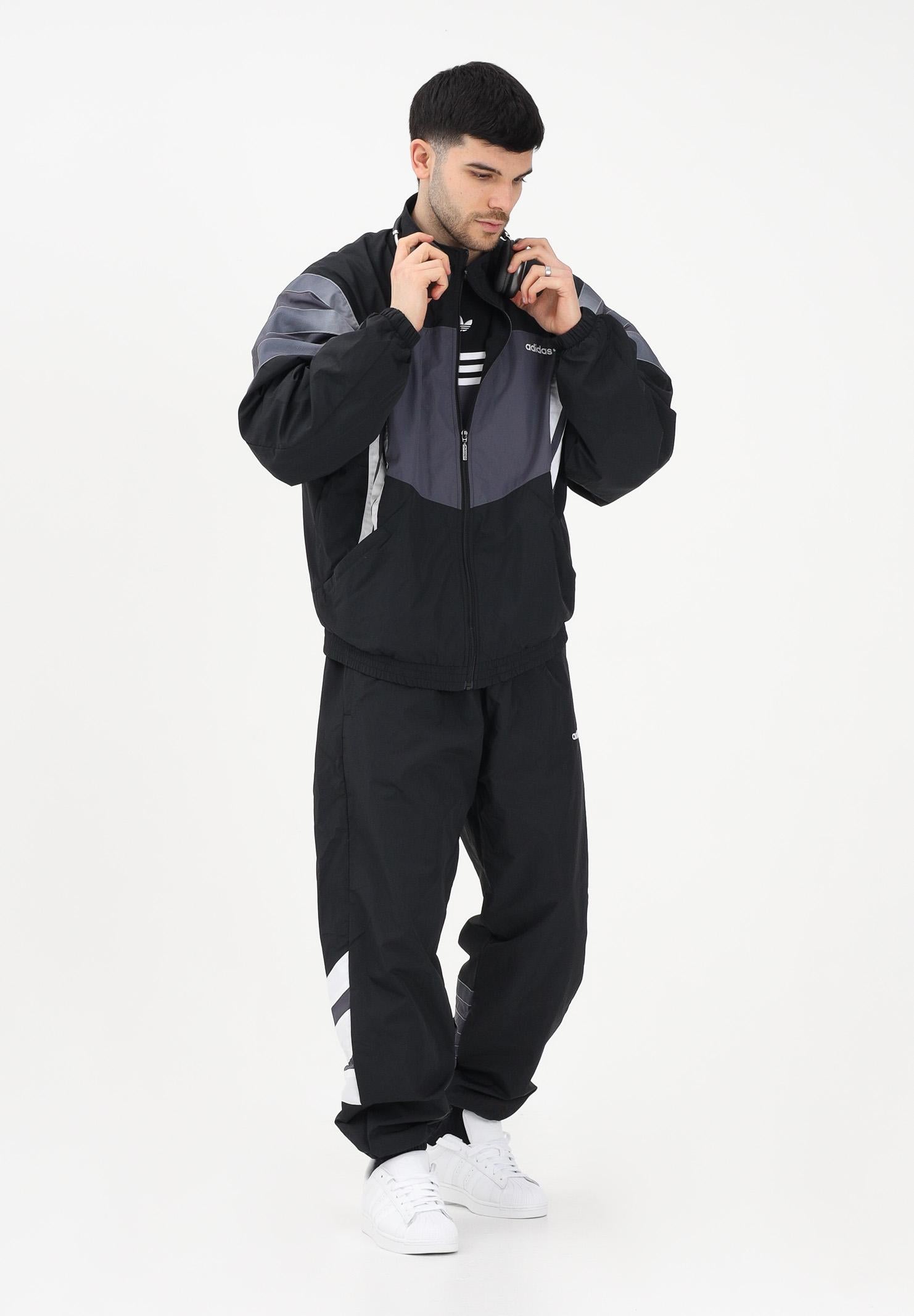 ADIDAS ORIGINALS Pantalone sportivo SANTIAGO nero da uomo KE3430 . ADIDAS ORIGINALS